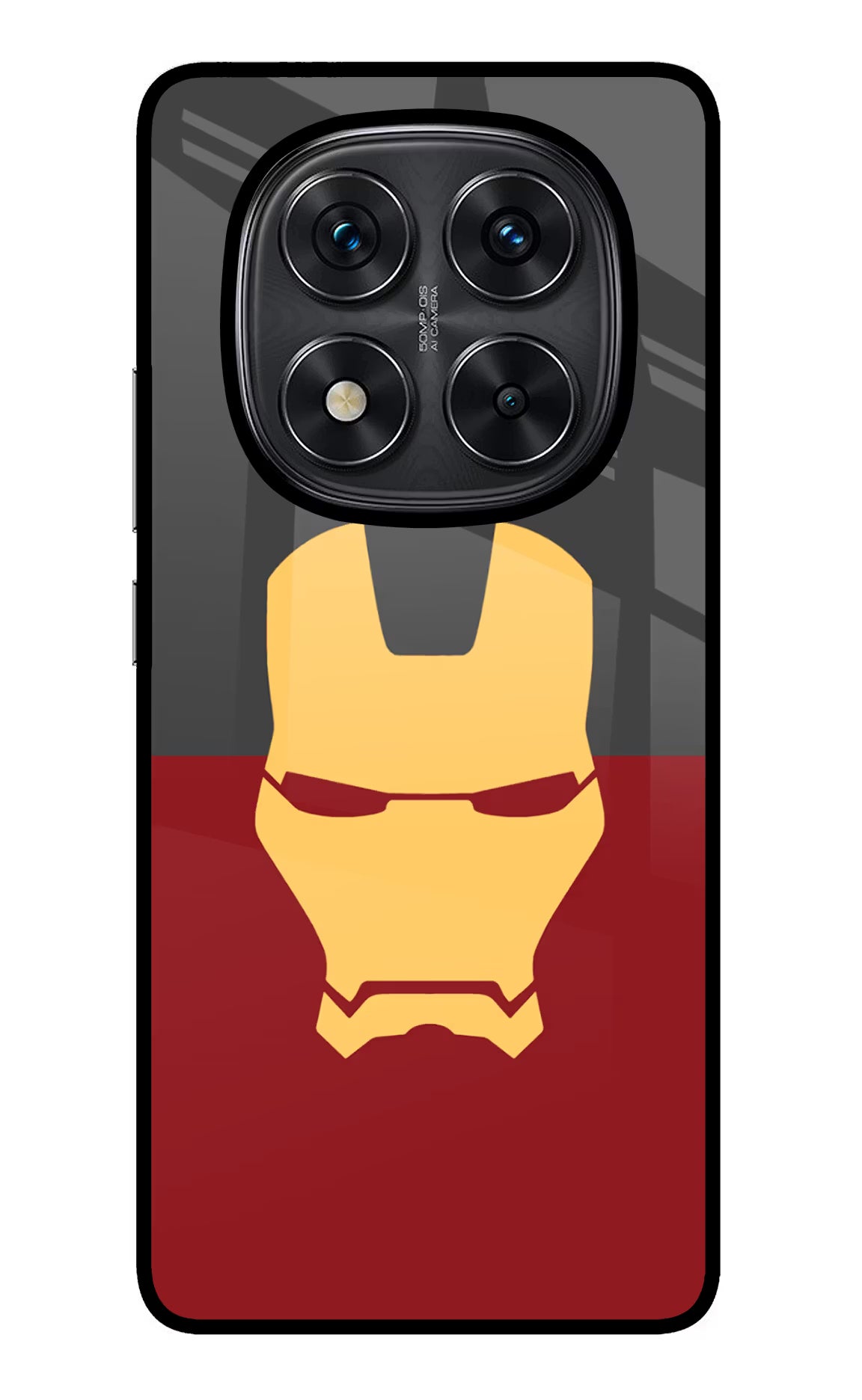 Ironman Redmi Note 14 Pro 5G Back Cover - Ironman Redmi Note 14 Pro 5G Glass Case Back Cover by Casekaro Ironman Redmi Note 14 Pro 5G Glass Case Back Cover by Casekaro