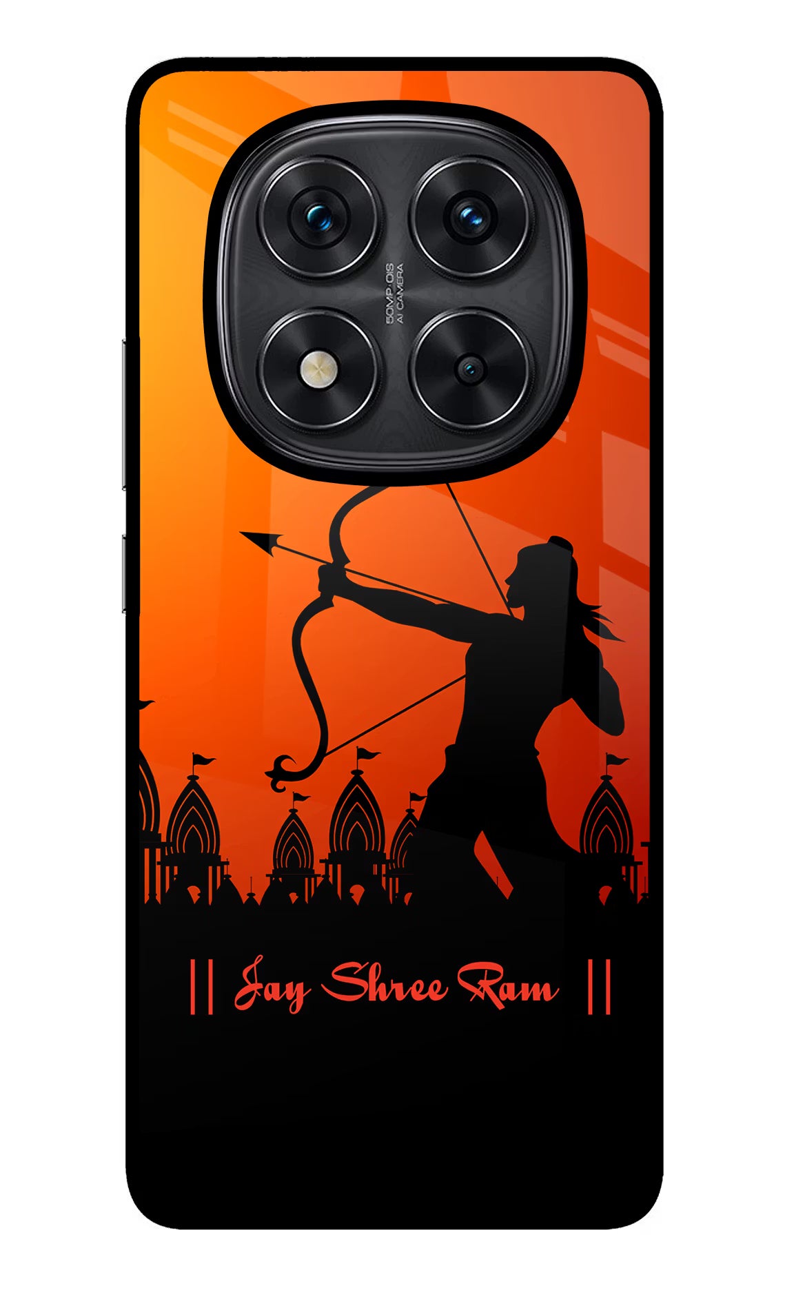 Lord Ram - 4 Redmi Note 14 Pro 5G Back Cover - Lord Ram - 4 Redmi Note 14 Pro 5G Glass Case Back Cover by Casekaro Lord Ram - 4 Redmi Note 14 Pro 5G Glass Case Back Cover by Casekaro