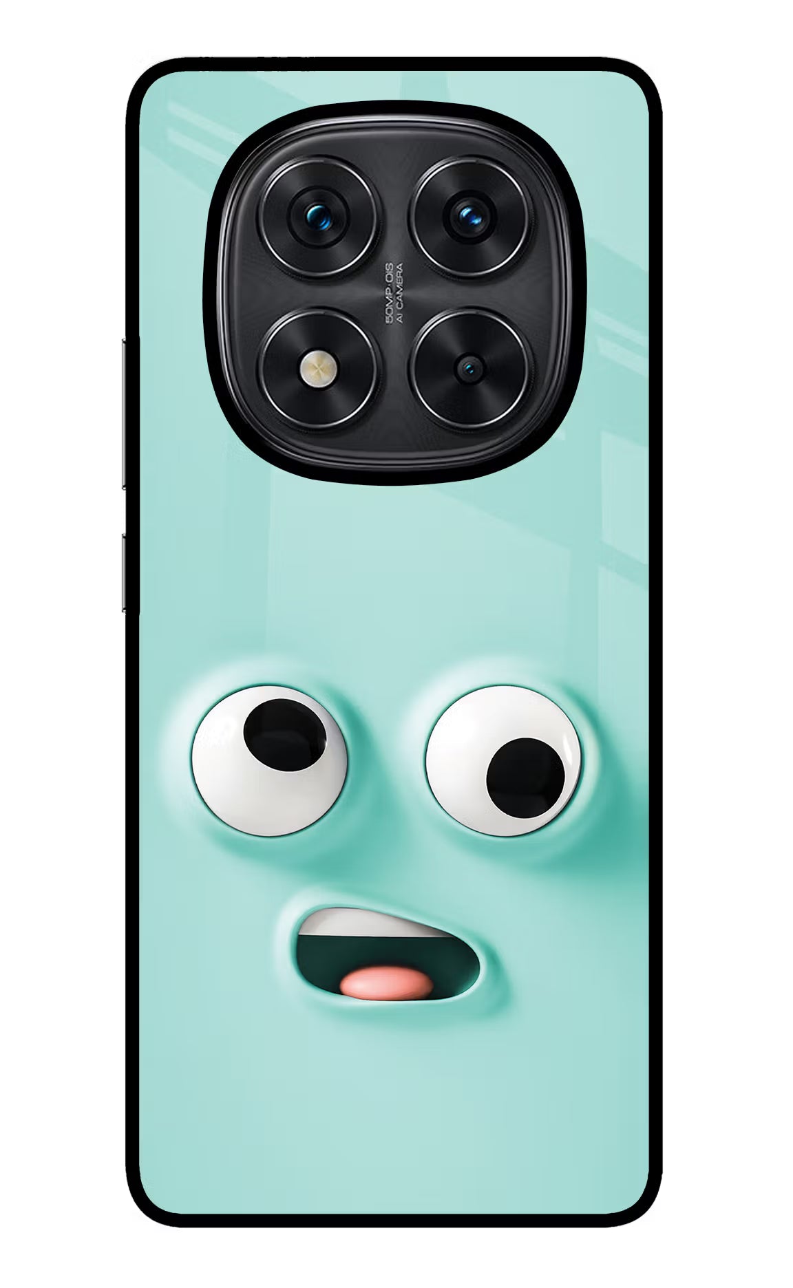 Funny Cartoon Redmi Note 14 Pro 5G Glass Case Back Cover by Casekaro