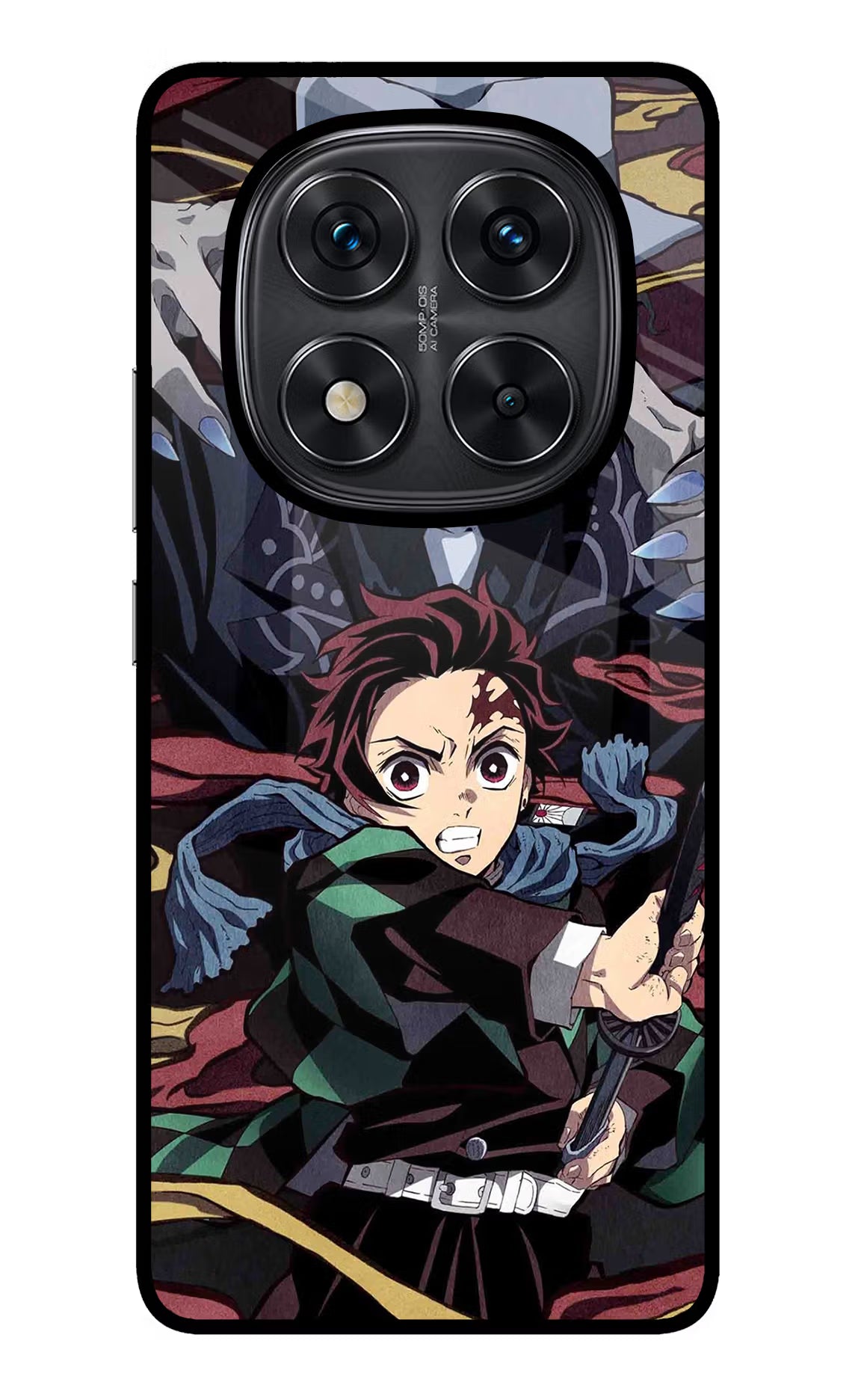 Demon Slayer Redmi Note 14 Pro 5G Glass Case - Demon Slayer Redmi Note 14 Pro 5G Glass Case Demon Slayer Redmi Note 14 Pro 5G Glass Case