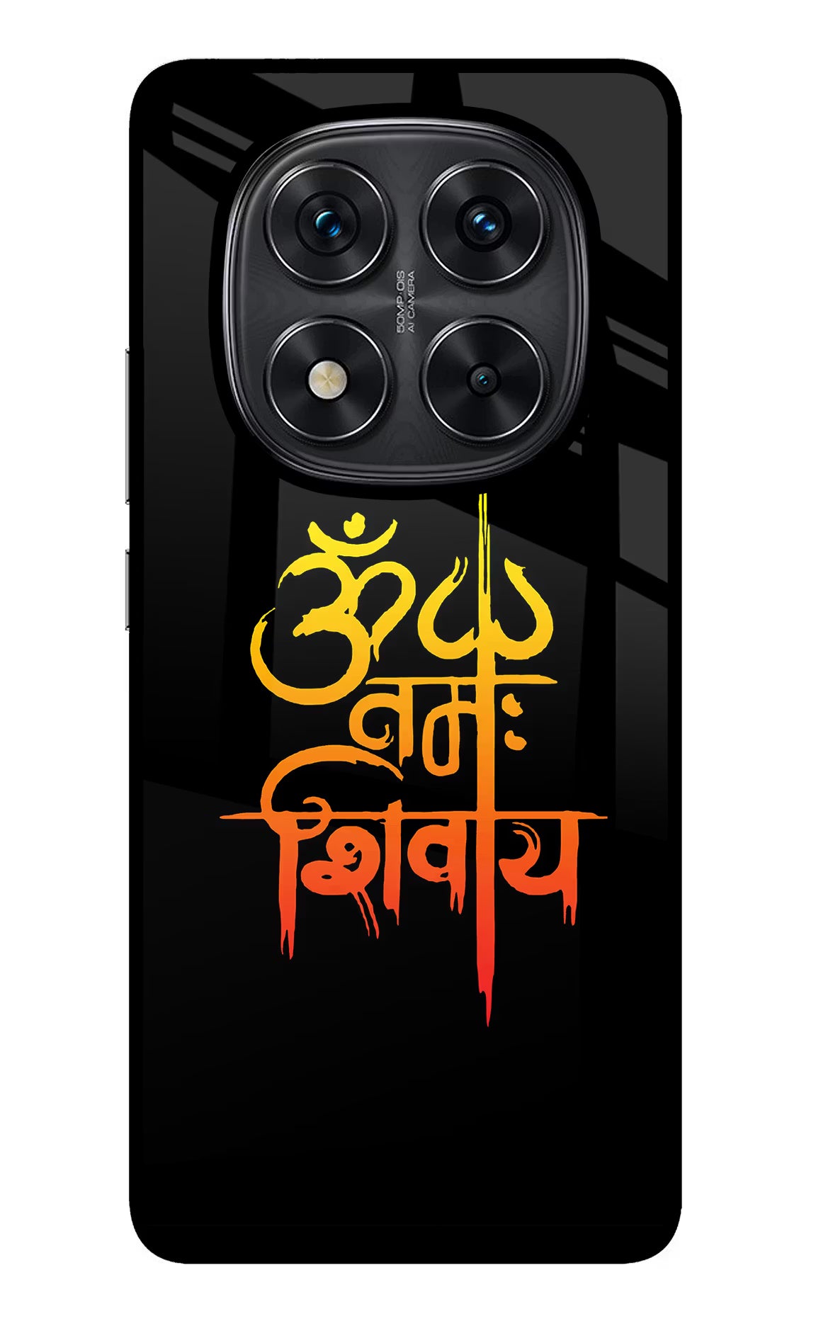 Om Namah Shivay Redmi Note 14 Pro 5G Glass Case Back Cover by Casekaro