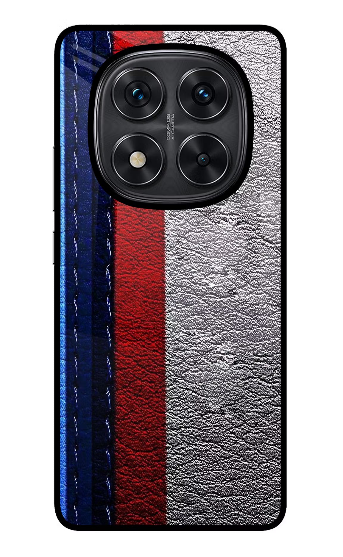 BMW Stripes Redmi Note 14 Pro 5G Glass Case - BMW Stripes Redmi Note 14 Pro 5G Glass Case BMW Stripes Redmi Note 14 Pro 5G Glass Case