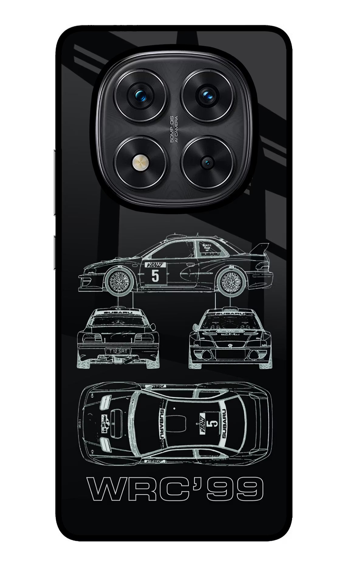 WRC'99 Redmi Note 14 Pro 5G Glass Case - WRC'99 Redmi Note 14 Pro 5G Glass Case WRC'99 Redmi Note 14 Pro 5G Glass Case