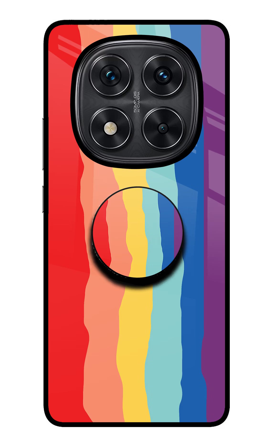 Rainbow Redmi Note 14 Pro 5G Pop Case - Rainbow Redmi Note 14 Pro 5G Pop Case by Casekaro Rainbow Redmi Note 14 Pro 5G Pop Case by Casekaro
