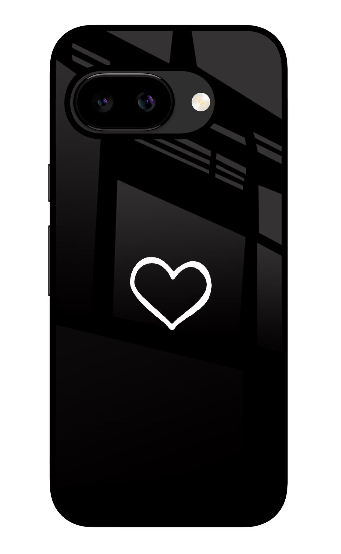 Heart Google Pixel 9A Glass Case - Heart Google Pixel 9A Glass Case Heart Google Pixel 9A Glass Case