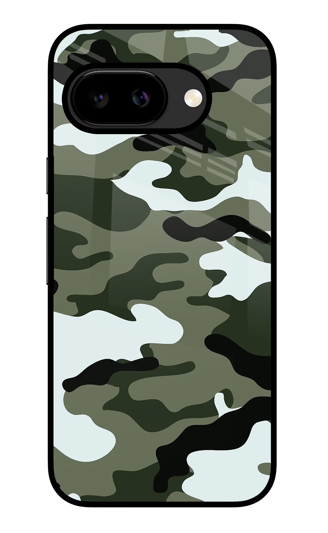 Camouflage Google Pixel 9A Glass Case - Camouflage Google Pixel 9A Glass Case Camouflage Google Pixel 9A Glass Case