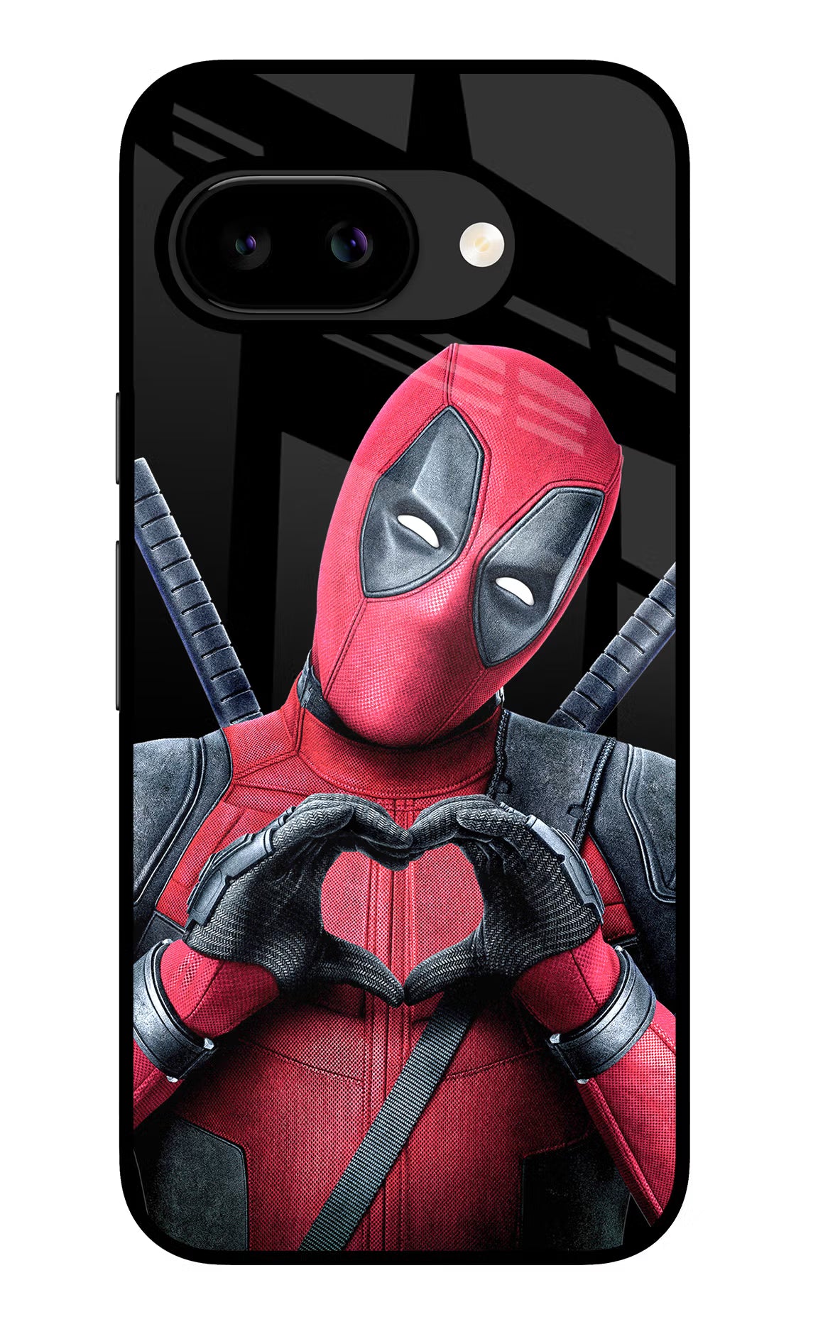 Deadpool Google Pixel 9A Glass Case - Deadpool Google Pixel 9A Glass Case Deadpool Google Pixel 9A Glass Case