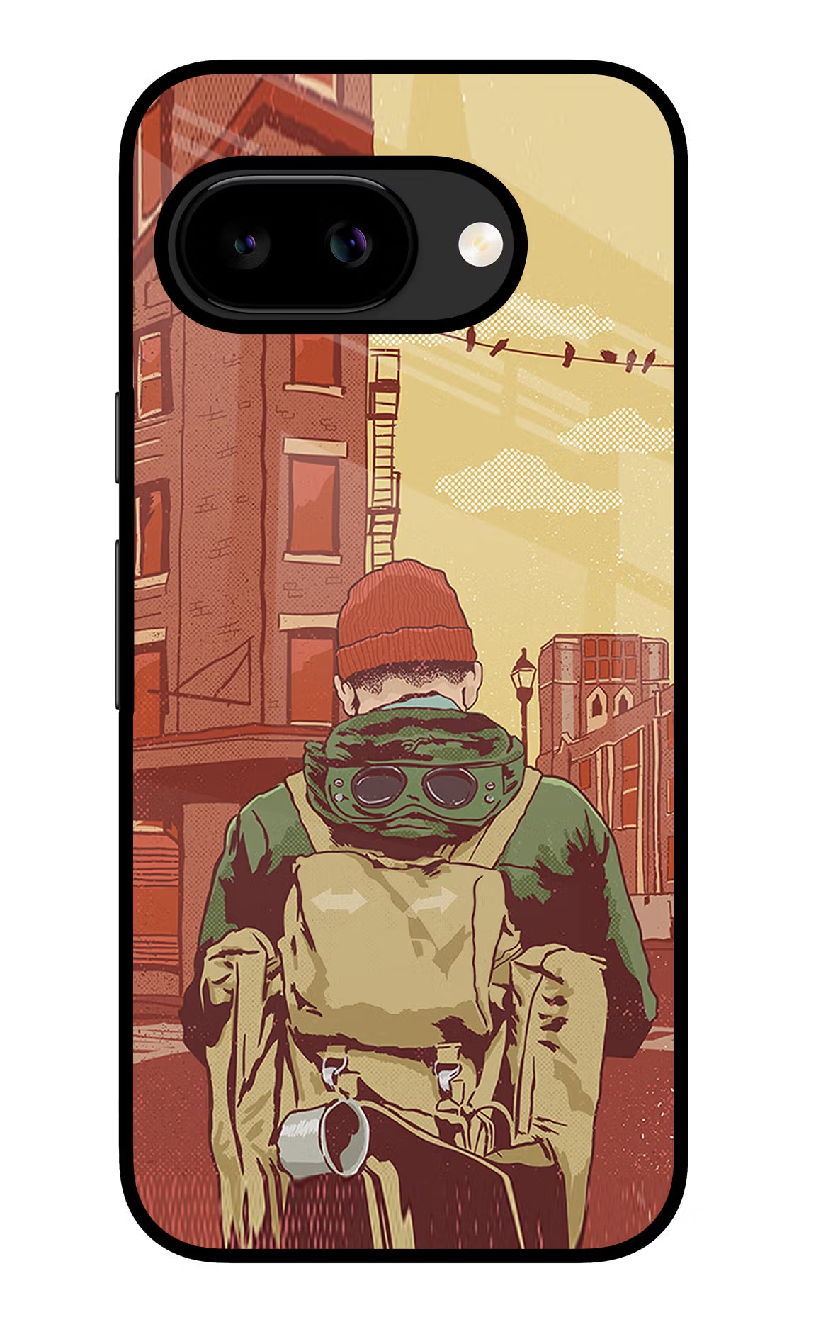 Adventurous Google Pixel 9A Glass Case - Adventurous Google Pixel 9A Glass Case Adventurous Google Pixel 9A Glass Case
