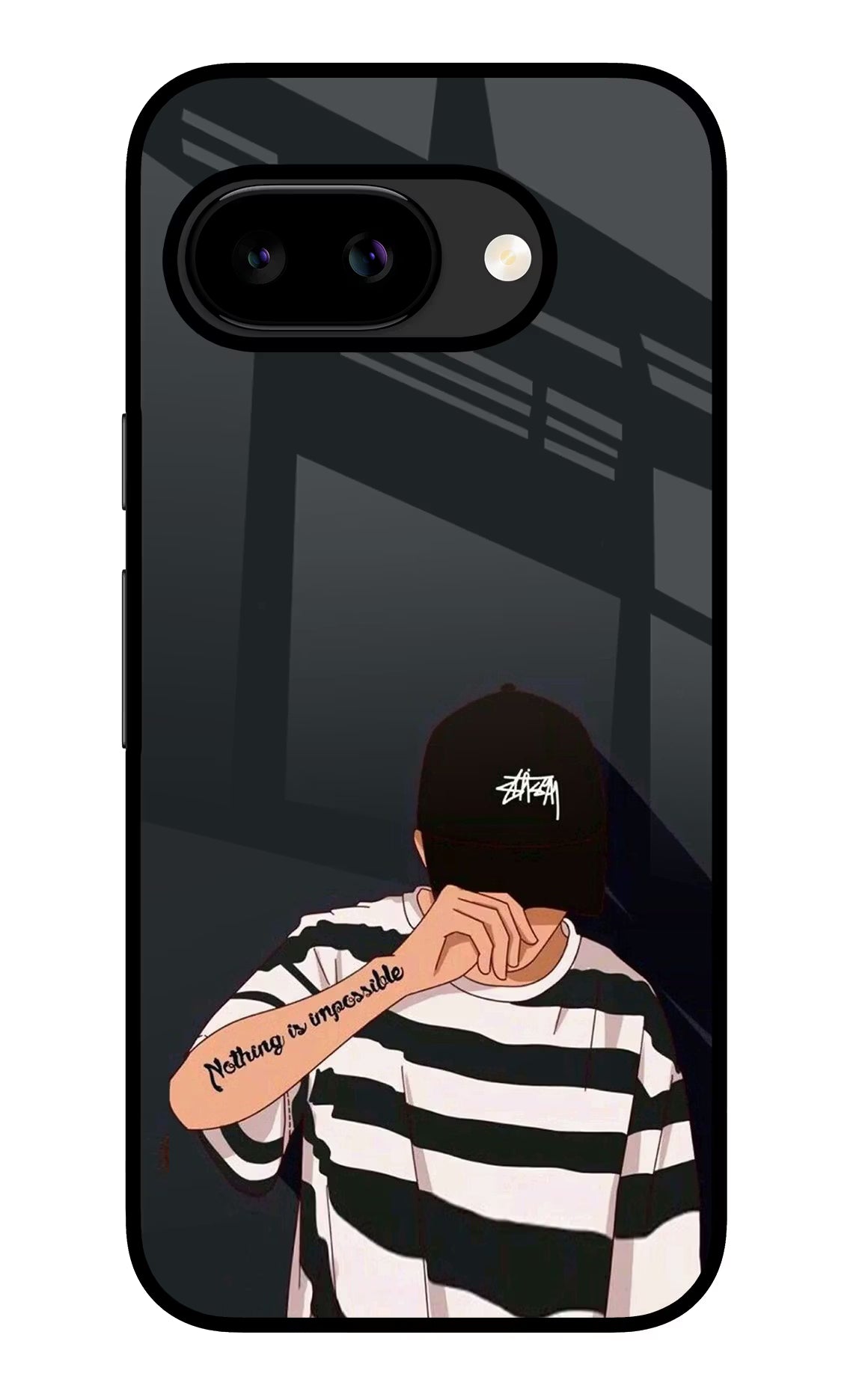 Aesthetic Boy Google Pixel 9A Glass Case - Aesthetic Boy Google Pixel 9A Glass Case Aesthetic Boy Google Pixel 9A Glass Case