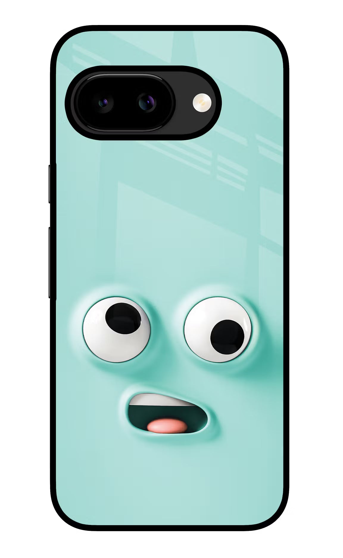 Funny Cartoon Google Pixel 9A Glass Case - Funny Cartoon Google Pixel 9A Glass Case Funny Cartoon Google Pixel 9A Glass Case