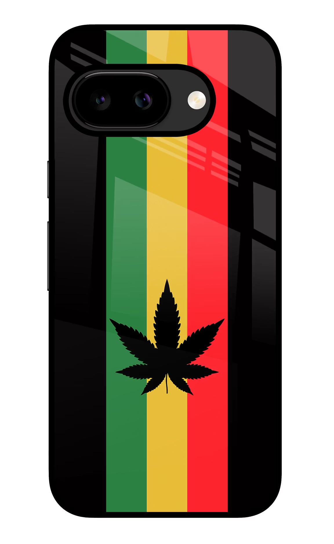 Weed Flag Google Pixel 9A Glass Case - Weed Flag Google Pixel 9A Glass Case Weed Flag Google Pixel 9A Glass Case