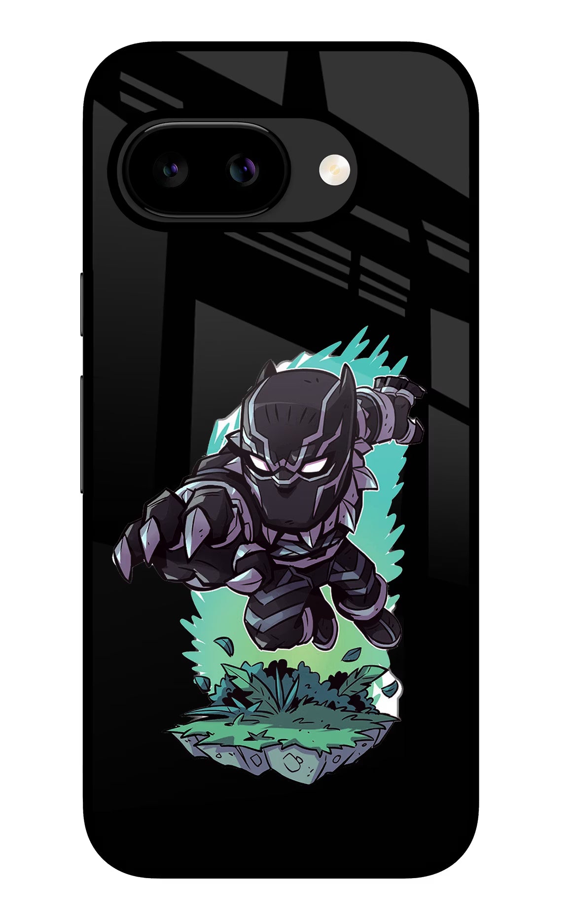 Black Panther Google Pixel 9A Glass Case - Black Panther Google Pixel 9A Glass Case Black Panther Google Pixel 9A Glass Case