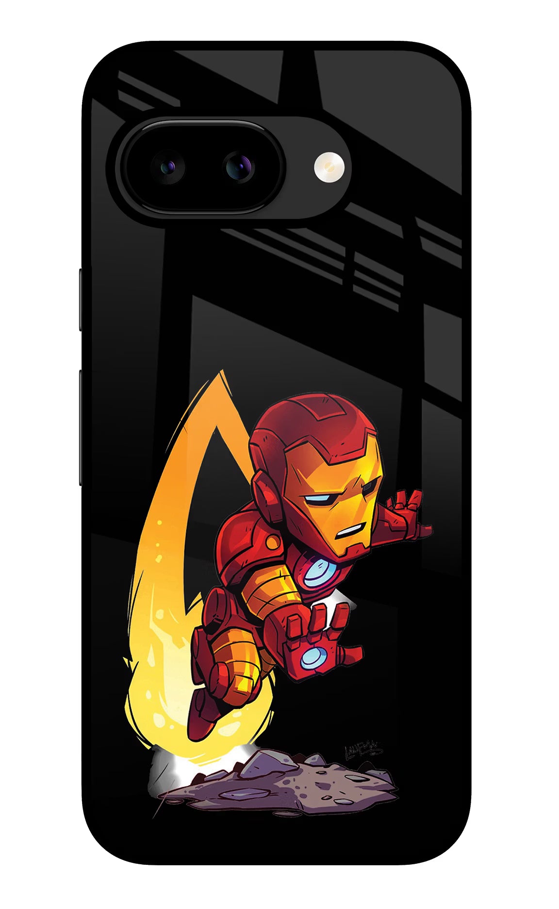 IronMan Google Pixel 9A Glass Case - IronMan Google Pixel 9A Glass Case IronMan Google Pixel 9A Glass Case