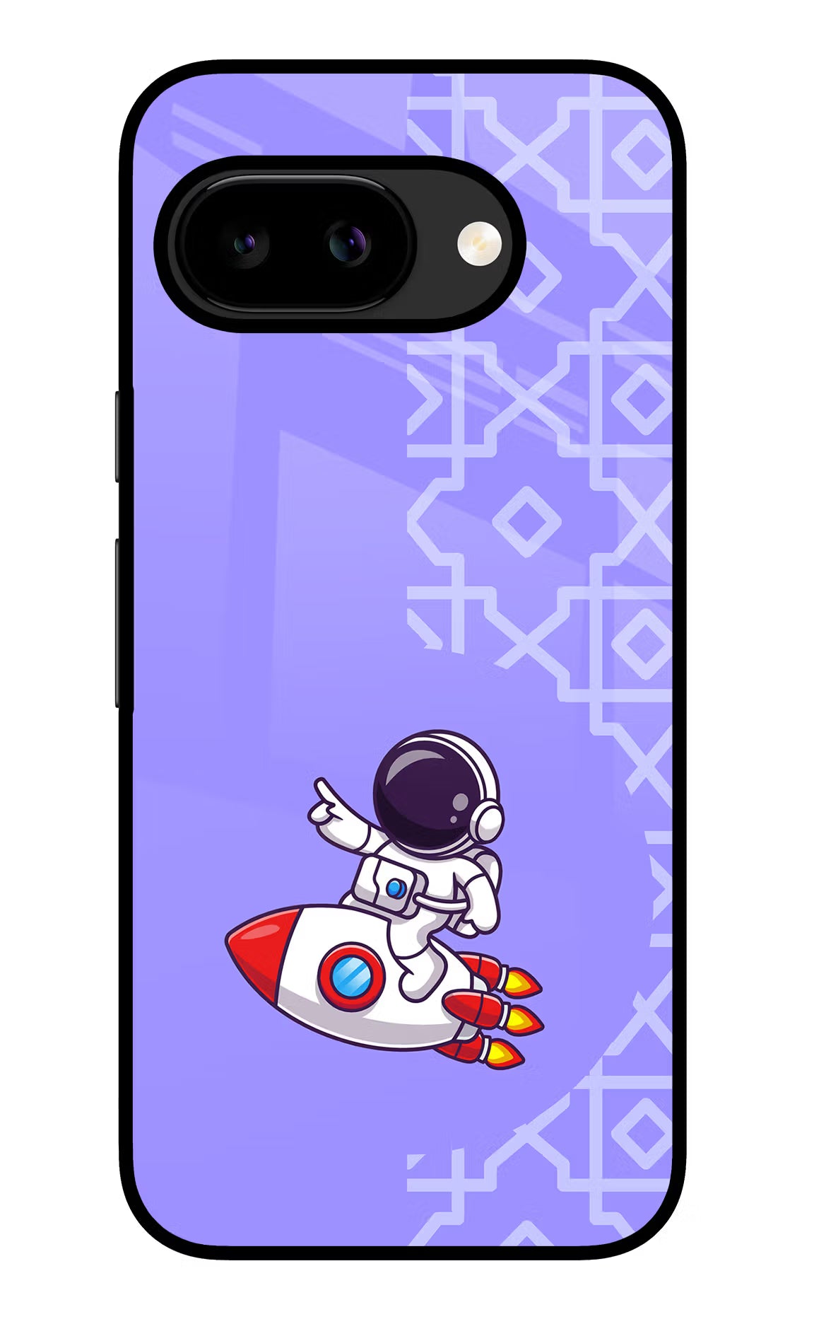 Cute Astronaut Google Pixel 9A Glass Case - Cute Astronaut Google Pixel 9A Glass Case Cute Astronaut Google Pixel 9A Glass Case