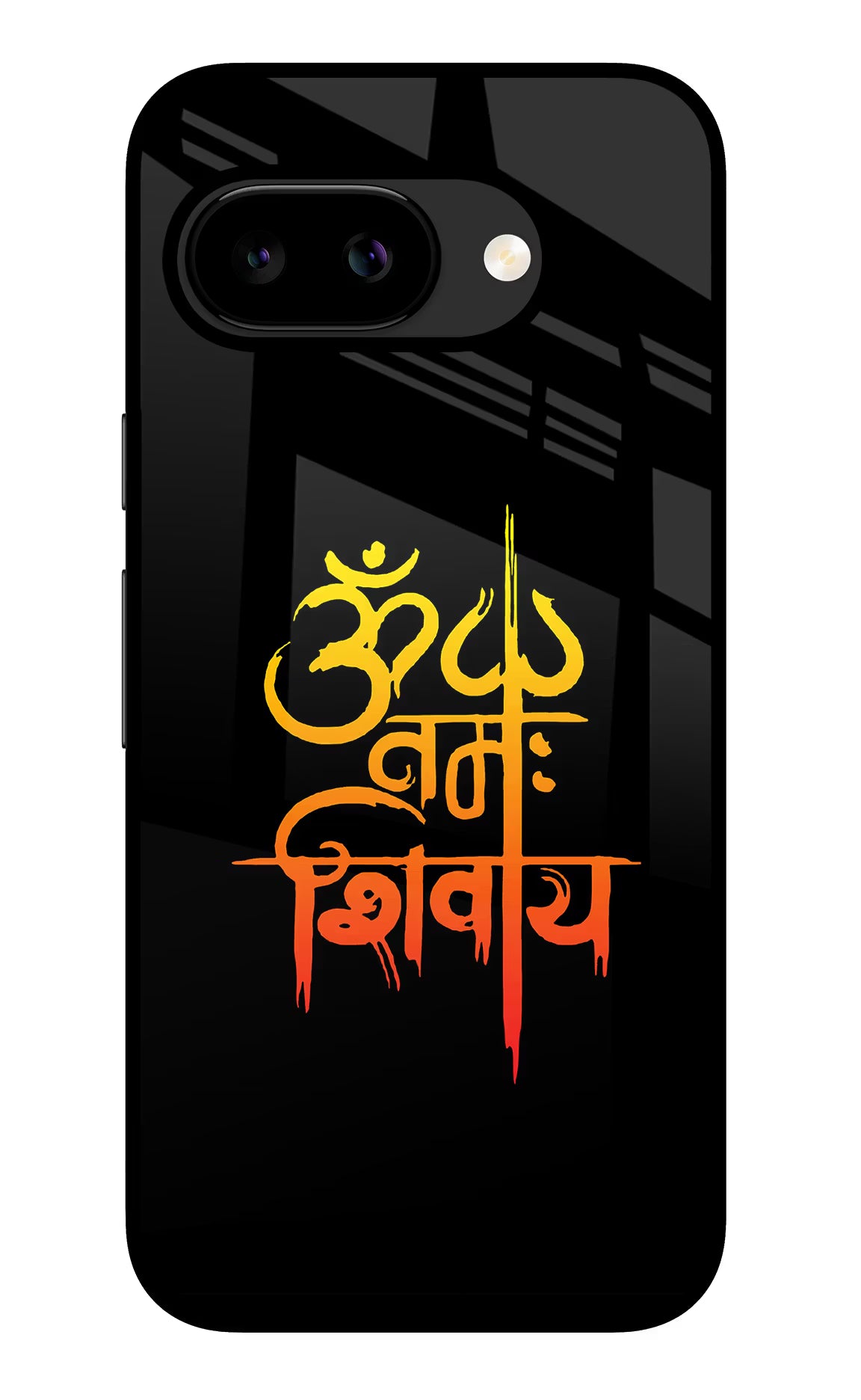 Om Namah Shivay Google Pixel 9A Glass Case - Om Namah Shivay Google Pixel 9A Glass Case Om Namah Shivay Google Pixel 9A Glass Case