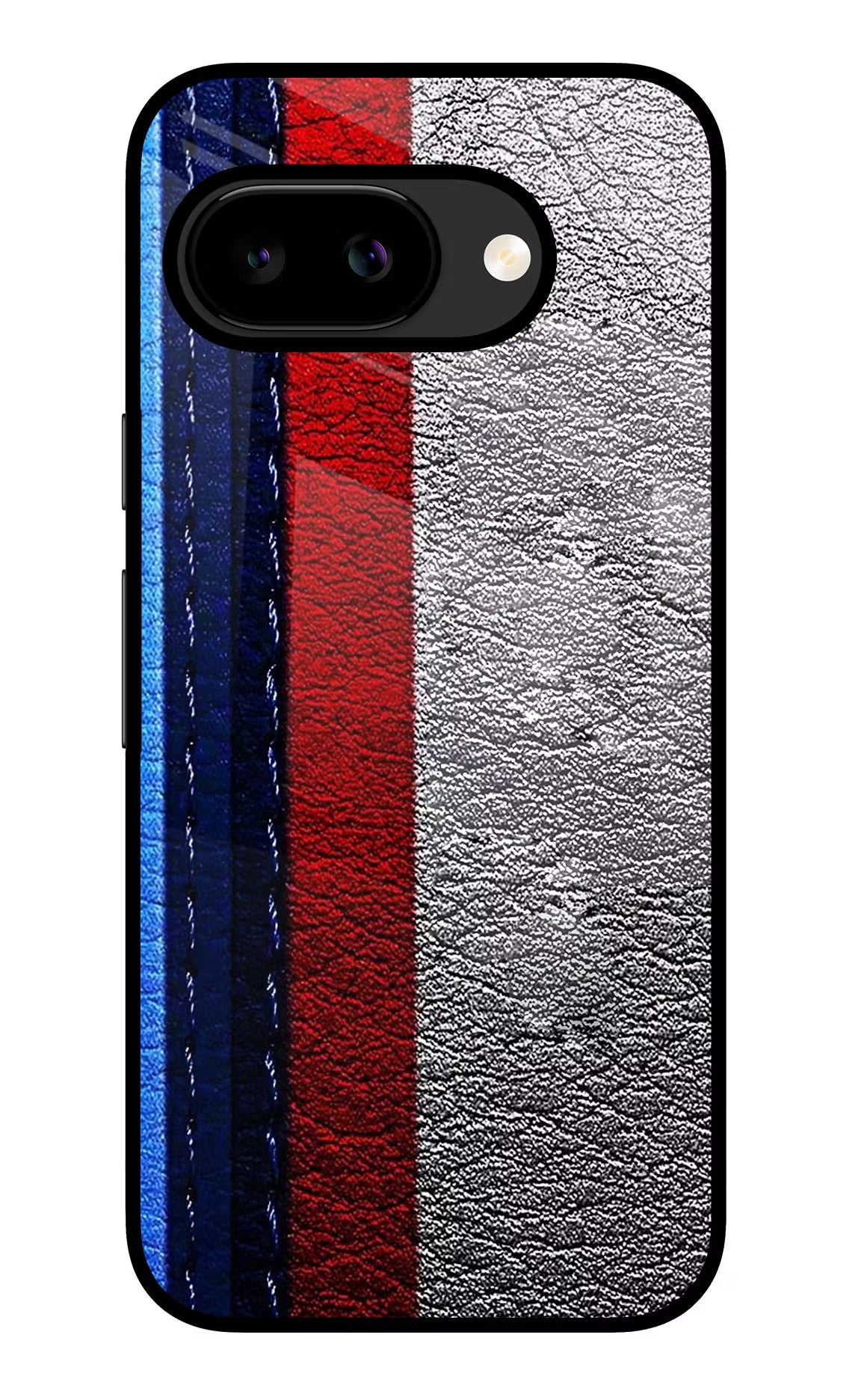 BMW Stripes Google Pixel 9A Glass Case - BMW Stripes Google Pixel 9A Glass Case BMW Stripes Google Pixel 9A Glass Case