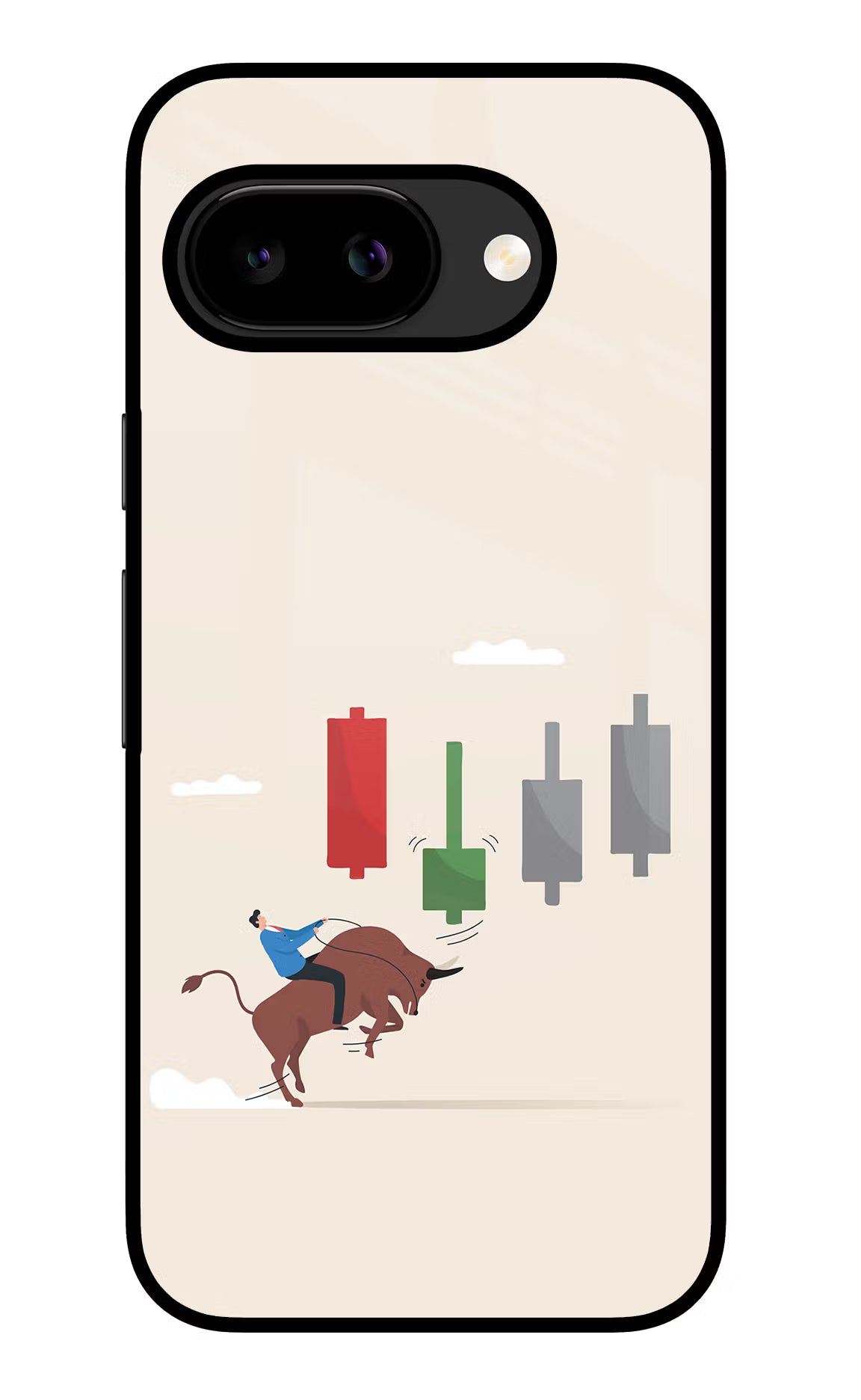 Bull Trading Momentum Google Pixel 9A Glass Case - Bull Trading Momentum Google Pixel 9A Glass Case Bull Trading Momentum Google Pixel 9A Glass Case