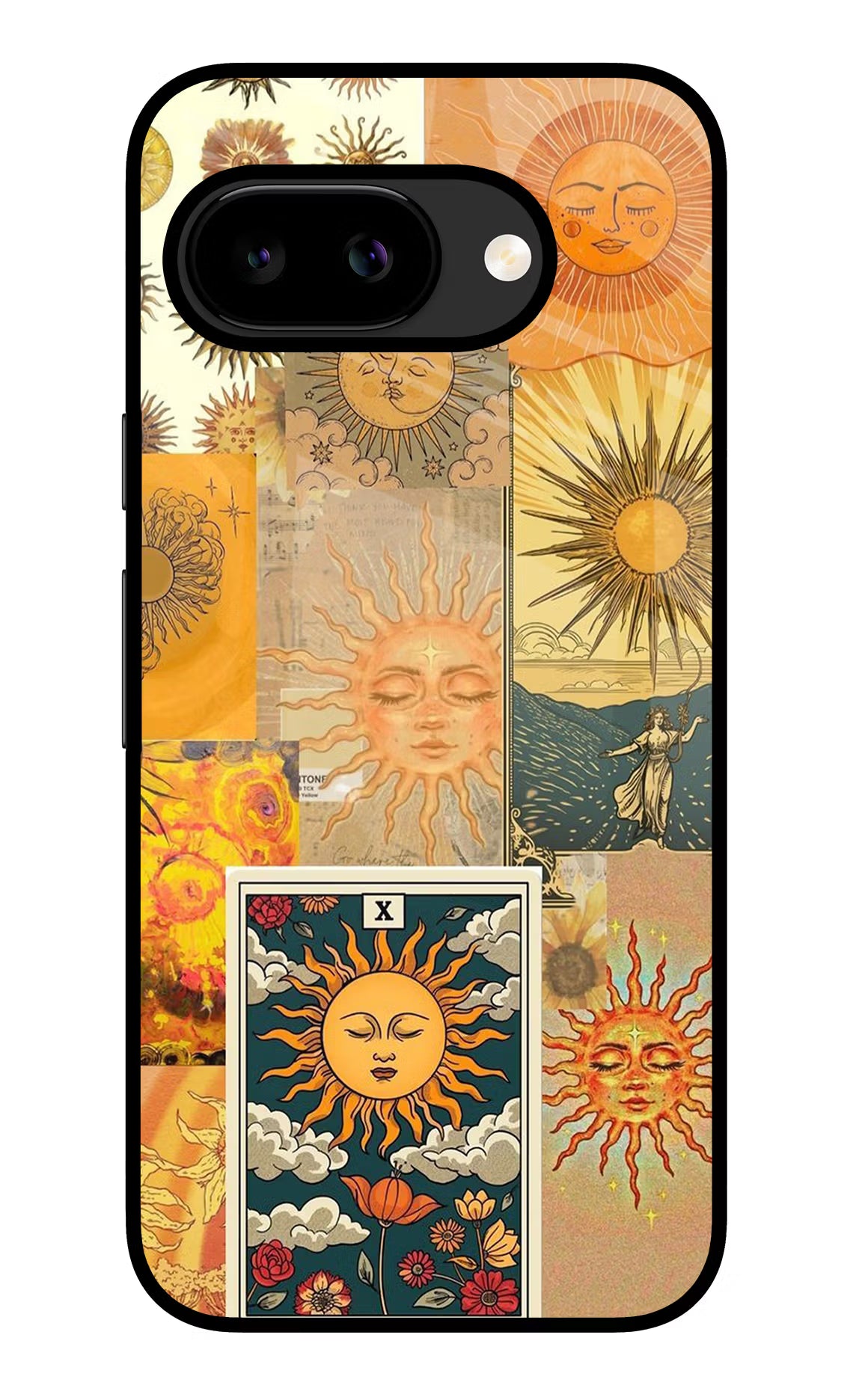 Sun Google Pixel 9A Glass Case - Sun Google Pixel 9A Glass Case Sun Google Pixel 9A Glass Case