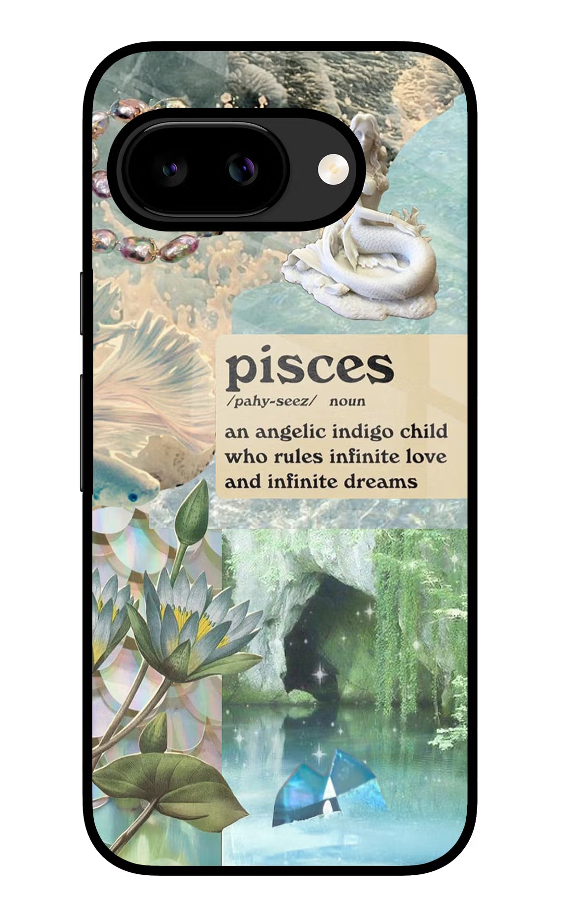 Pisces Zodiac Google Pixel 9A Back Cover - Pisces Zodiac Google Pixel 9A Glass Case Back Cover by Casekaro Pisces Zodiac Google Pixel 9A Glass Case Back Cover by Casekaro