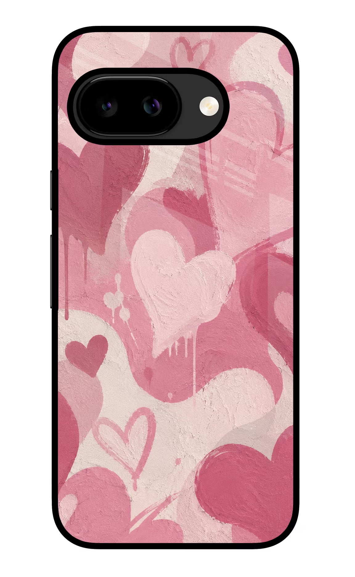 Hearty case Google Pixel 9A Back Cover - Hearty case Google Pixel 9A Glass Case Back Cover by Casekaro Hearty case Google Pixel 9A Glass Case Back Cover by Casekaro