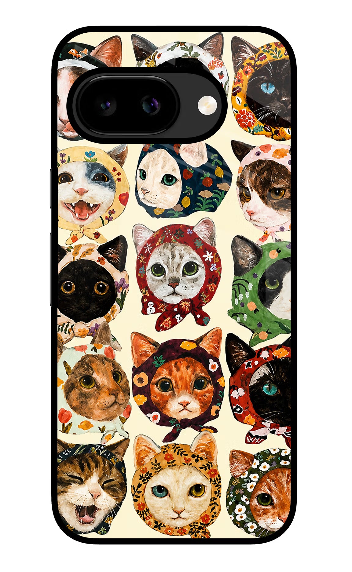 Cool Cat Google Pixel 9A Glass Case - Cool Cat Google Pixel 9A Glass Case Cool Cat Google Pixel 9A Glass Case