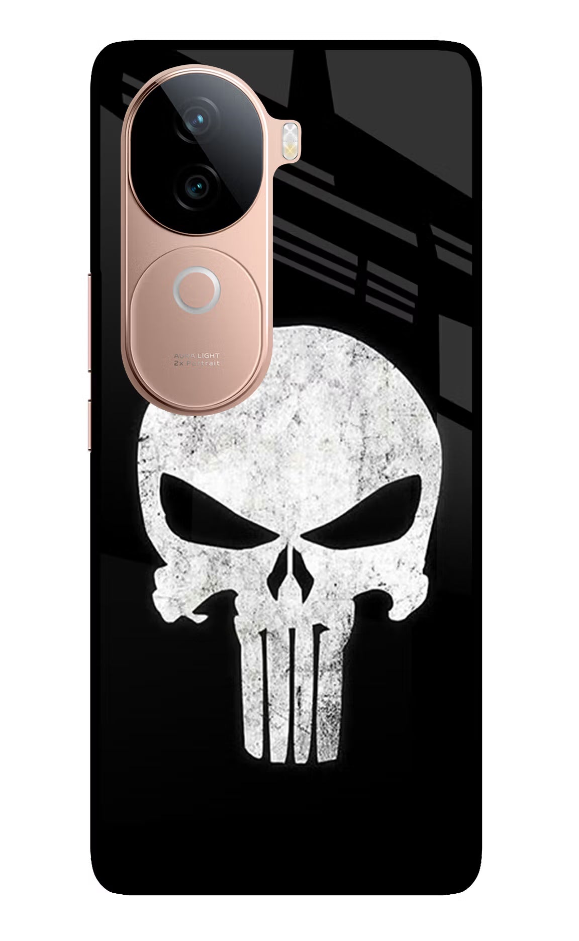 Punisher Skull IQOO Z9s 5G Glass Case - Punisher Skull IQOO Z9s 5G Glass Case Punisher Skull IQOO Z9s 5G Glass Case