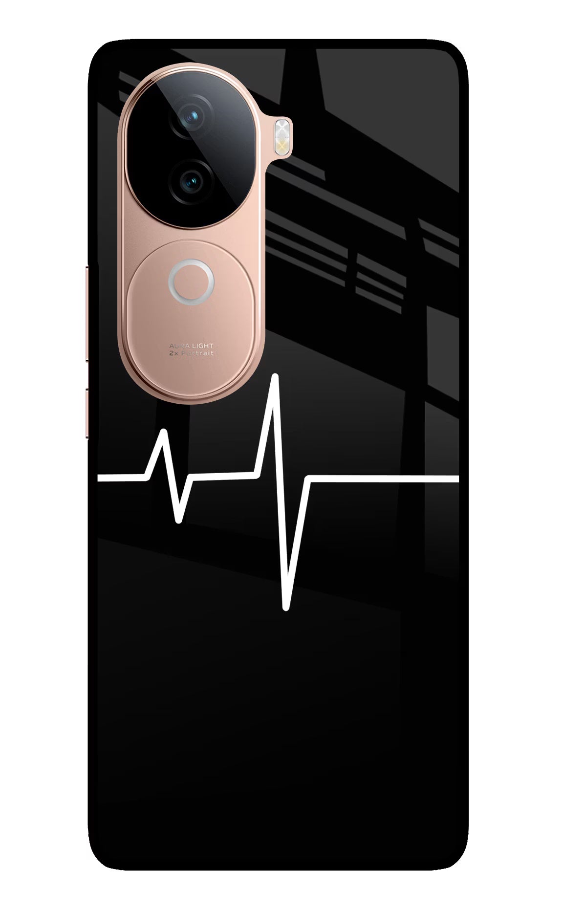 Heart Beats IQOO Z9s 5G Glass Case - Heart Beats IQOO Z9s 5G Glass Case Heart Beats IQOO Z9s 5G Glass Case