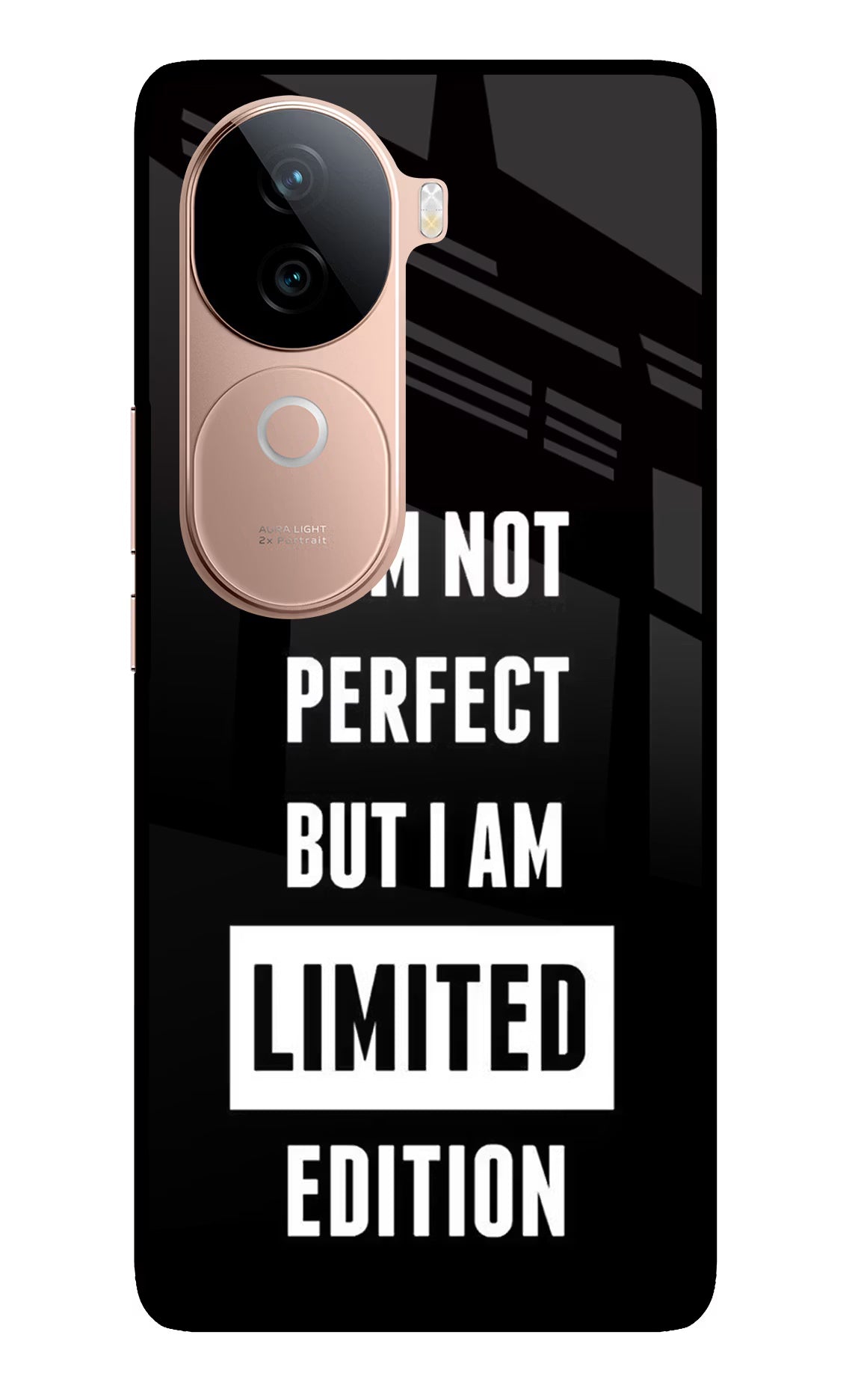 I Am Not Perfect But I Am Limited Edition IQOO Z9s 5G Glass Case - I Am Not Perfect But I Am Limited Edition IQOO Z9s 5G Glass Case I Am Not Perfect But I Am Limited Edition IQOO Z9s 5G Glass Case