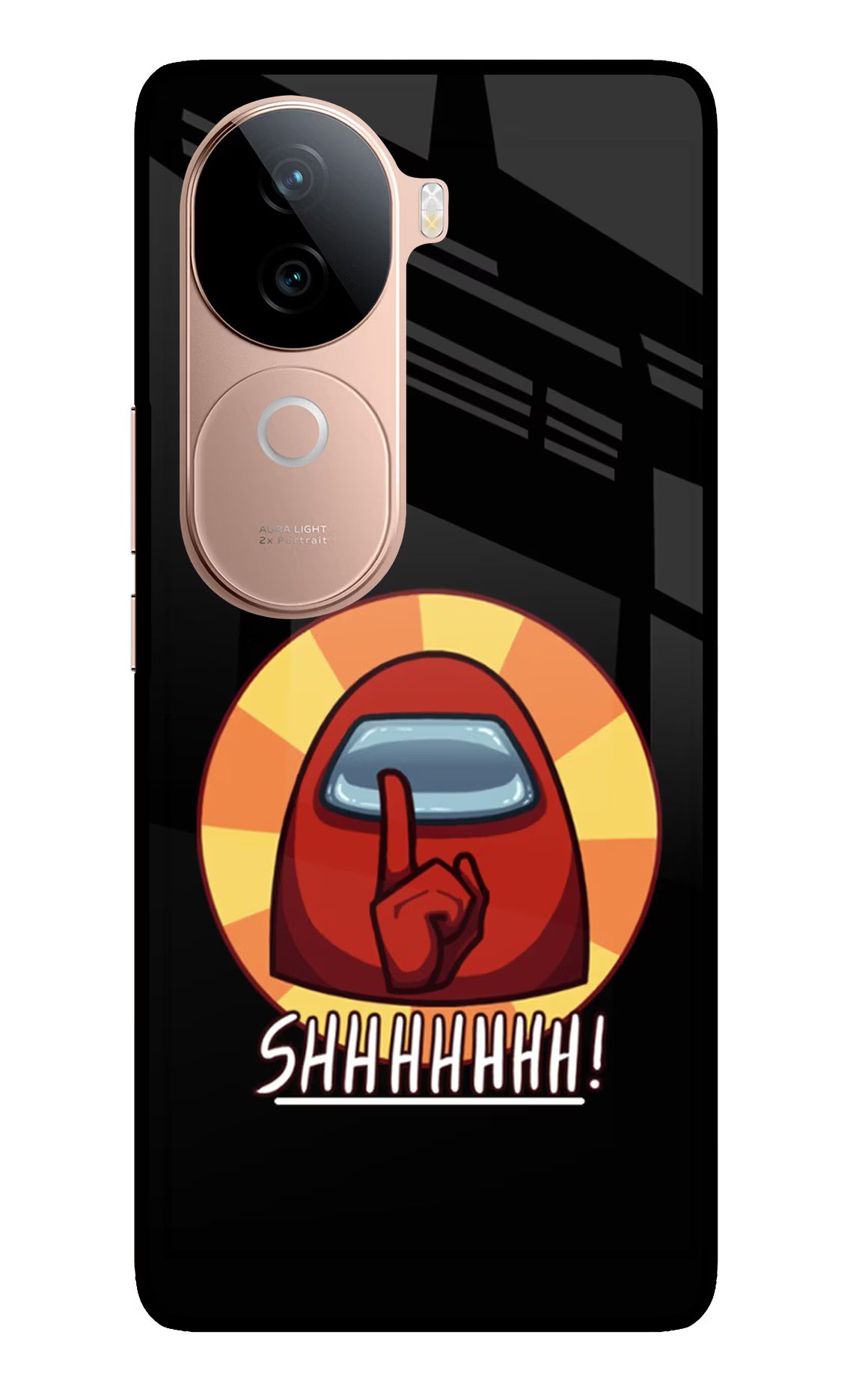 Among Us Shhh! IQOO Z9s 5G Glass Case - Among Us Shhh! IQOO Z9s 5G Glass Case Among Us Shhh! IQOO Z9s 5G Glass Case