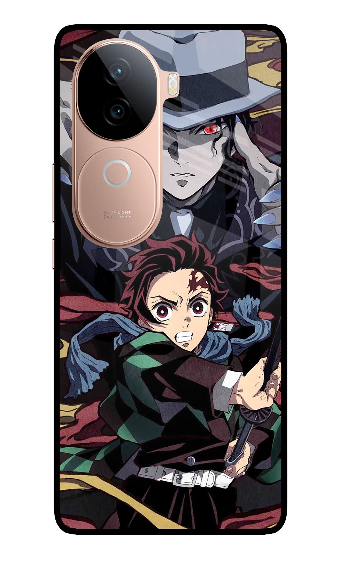 Demon Slayer IQOO Z9s 5G Glass Case - Demon Slayer IQOO Z9s 5G Glass Case Demon Slayer IQOO Z9s 5G Glass Case