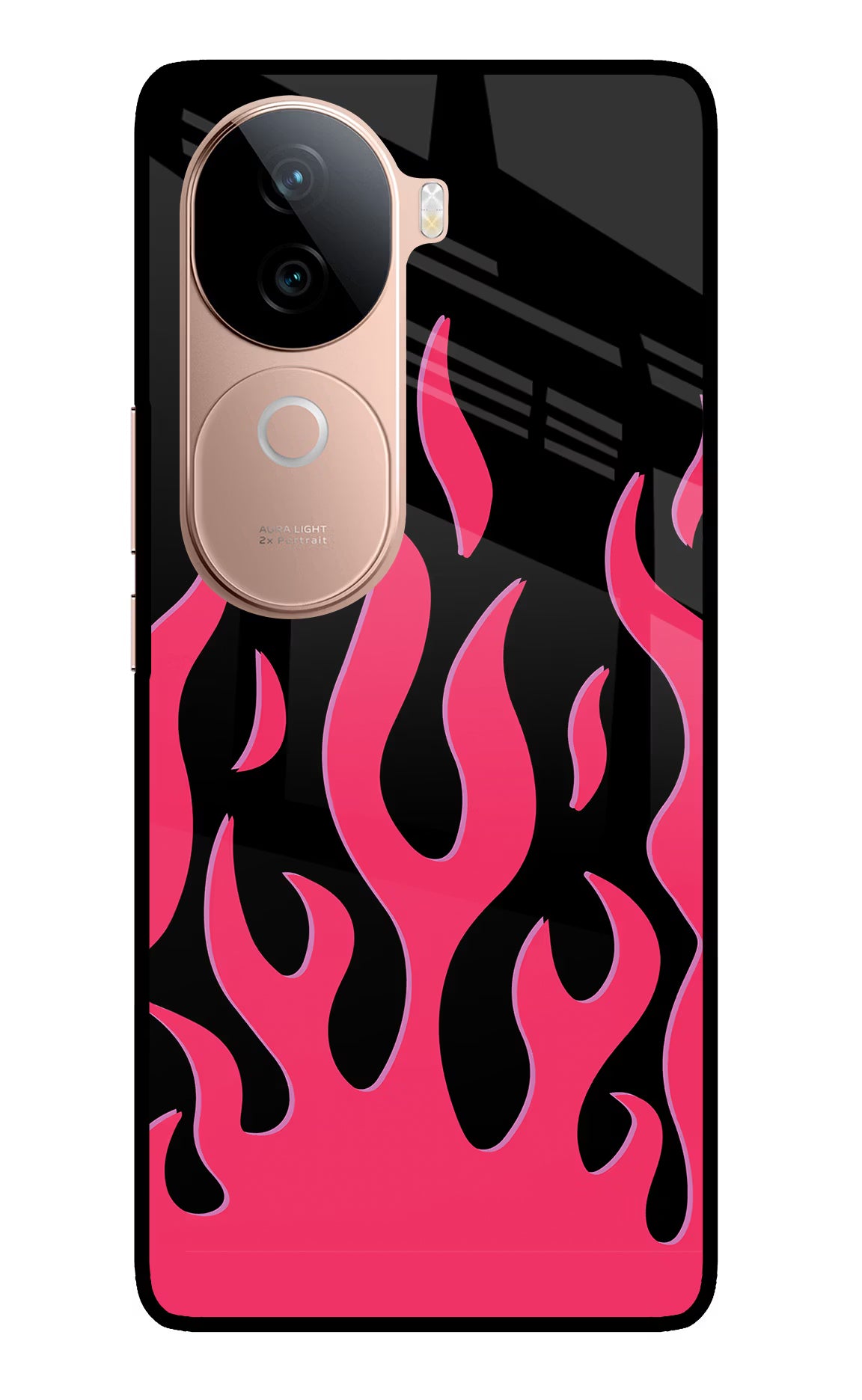 Fire Flames IQOO Z9s 5G Glass Case - Fire Flames IQOO Z9s 5G Glass Case Fire Flames IQOO Z9s 5G Glass Case