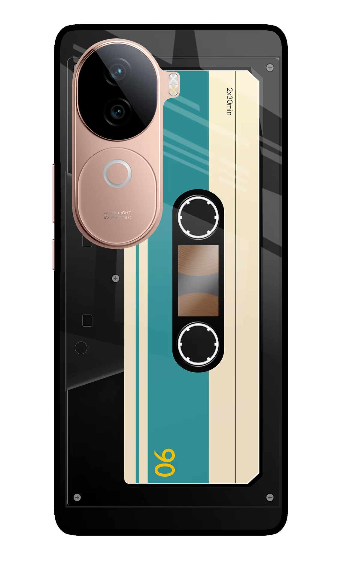 Cassette IQOO Z9s 5G Glass Case - Cassette IQOO Z9s 5G Glass Case Cassette IQOO Z9s 5G Glass Case