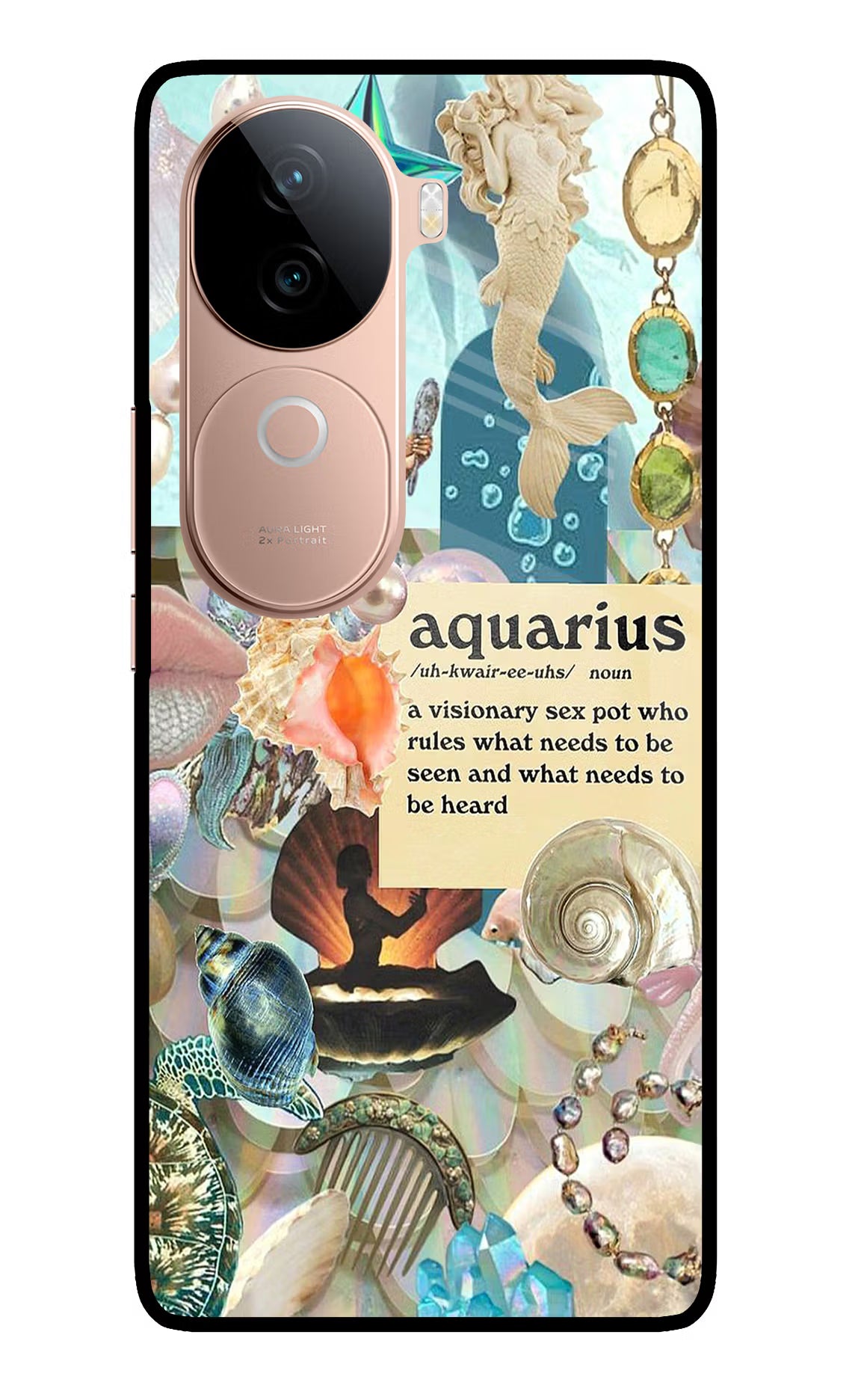 Aquarius Zodiac IQOO Z9s 5G Glass Case - Aquarius Zodiac IQOO Z9s 5G Glass Case Aquarius Zodiac IQOO Z9s 5G Glass Case