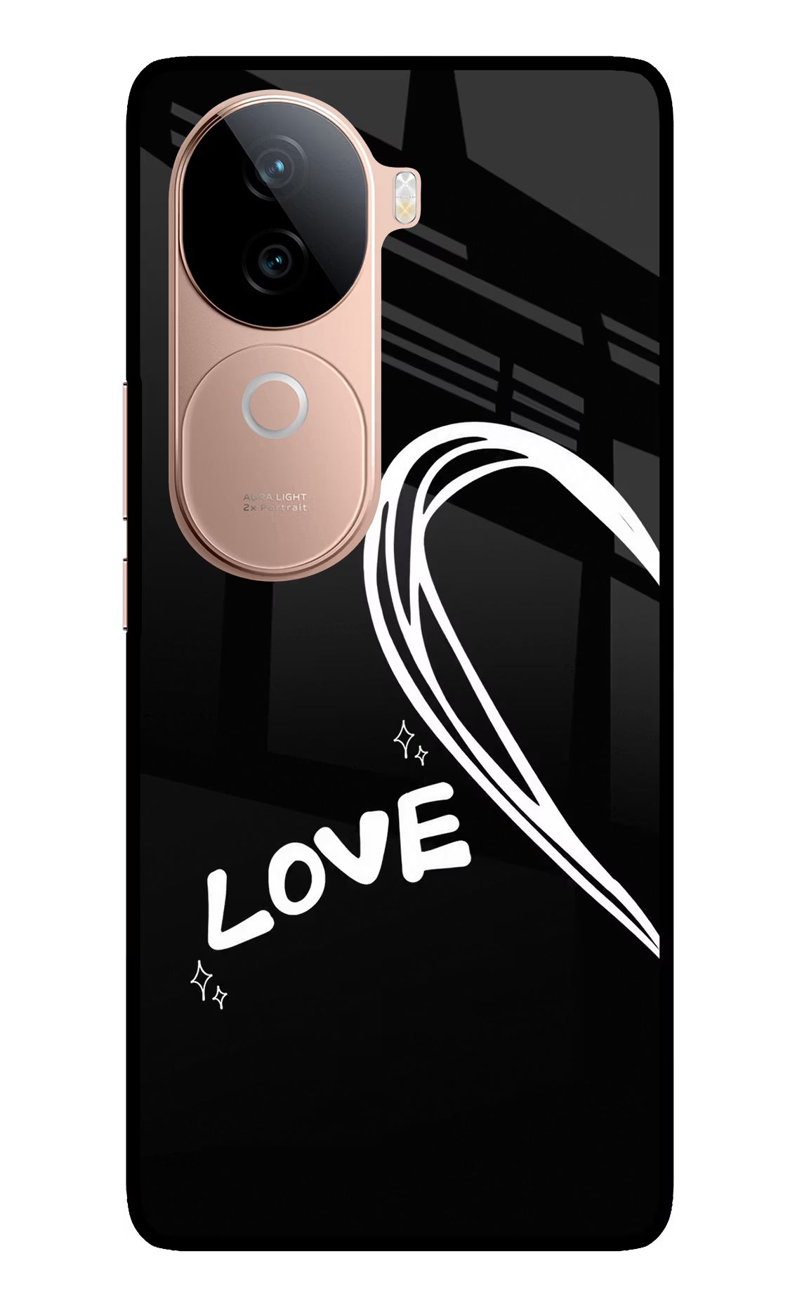 Love Line IQOO Z9s 5G Glass Case - Love Line IQOO Z9s 5G Glass Case Love Line IQOO Z9s 5G Glass Case
