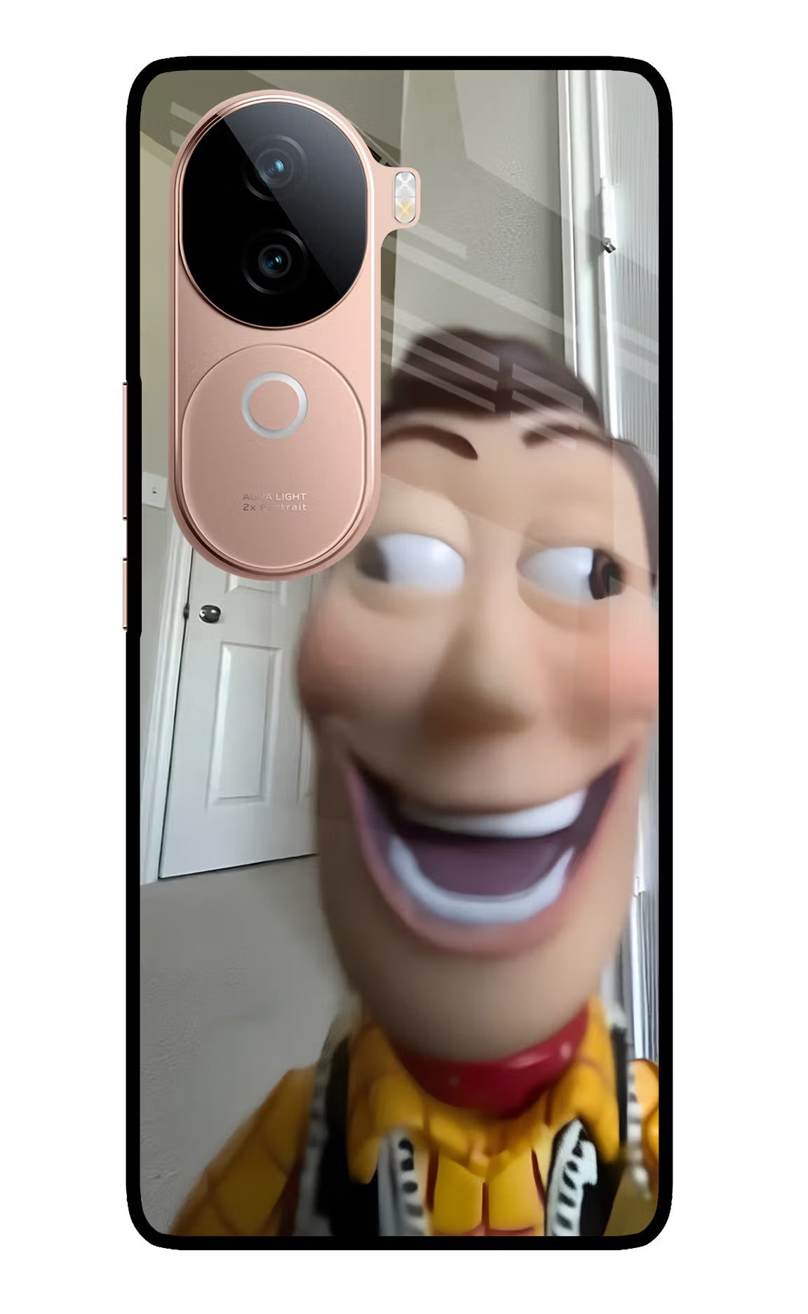 Side Eye Woody IQOO Z9s 5G Glass Case - Side Eye Woody IQOO Z9s 5G Glass Case Side Eye Woody IQOO Z9s 5G Glass Case
