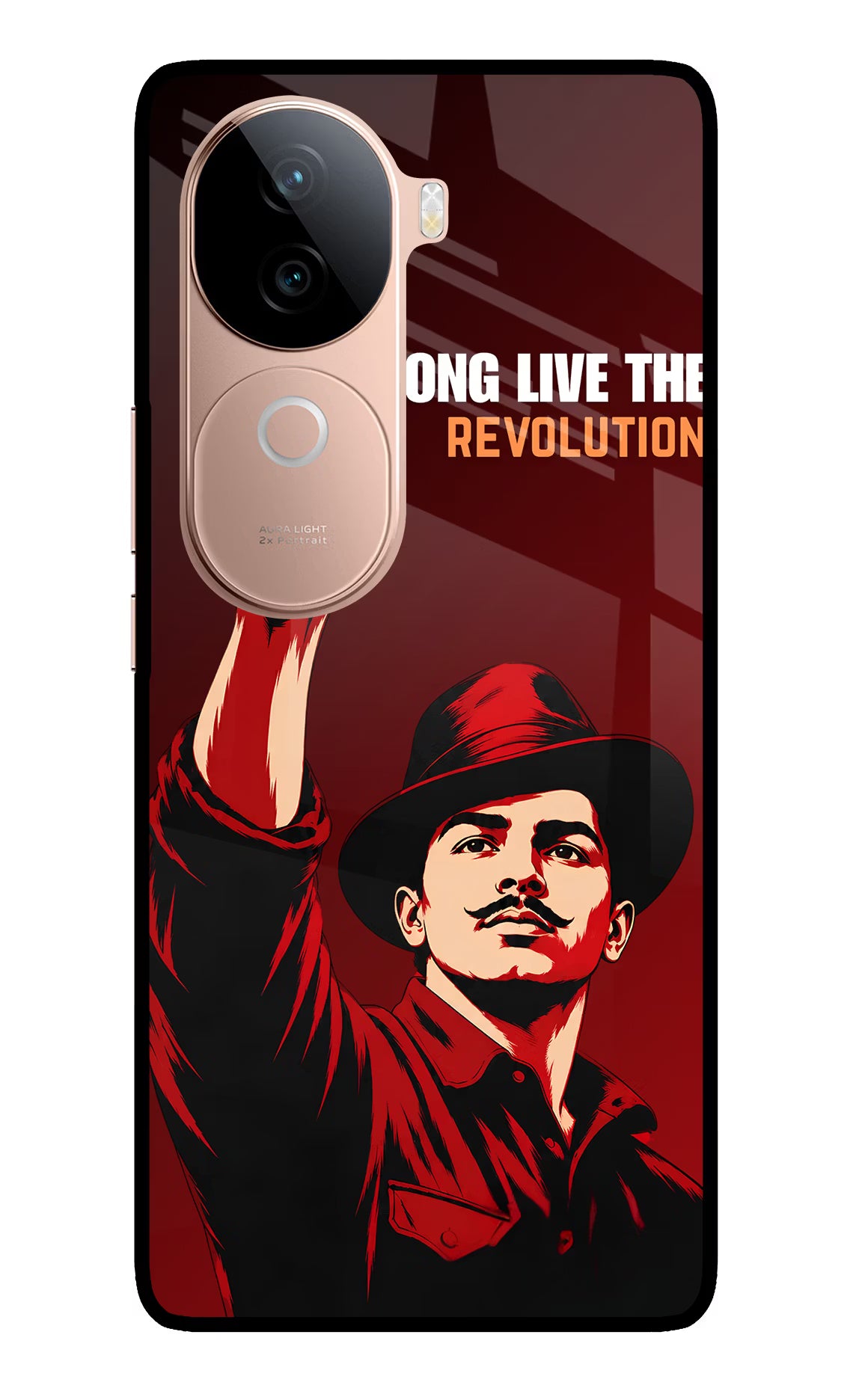 Bhagat Singh Revolution IQOO Z9s 5G Glass Case - Bhagat Singh Revolution IQOO Z9s 5G Glass Case Bhagat Singh Revolution IQOO Z9s 5G Glass Case