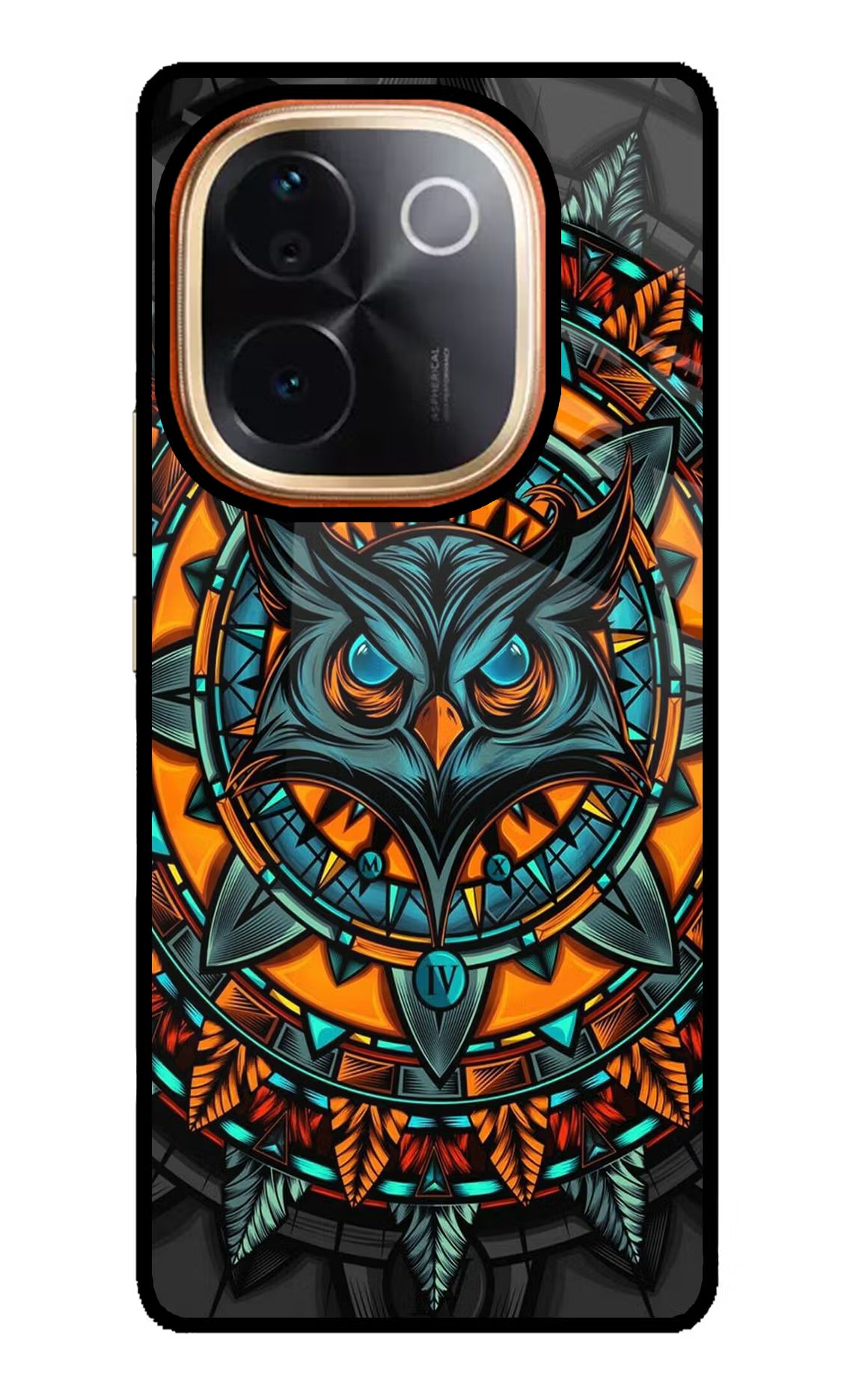 Angry Owl Art IQOO Z9S Pro 5G Glass Case - Angry Owl Art IQOO Z9S Pro 5G Glass Case Angry Owl Art IQOO Z9S Pro 5G Glass Case