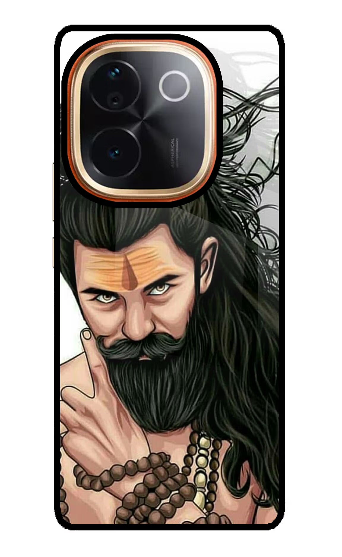 Mahadev IQOO Z9S Pro 5G Glass Case Back Cover by Casekaro