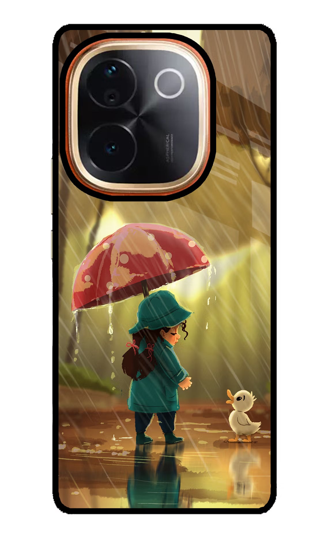 Rainy Day IQOO Z9S Pro 5G Glass Case - Rainy Day IQOO Z9S Pro 5G Glass Case Rainy Day IQOO Z9S Pro 5G Glass Case