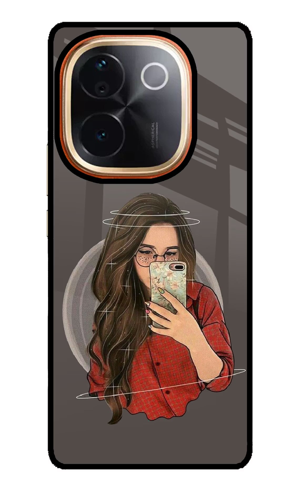 Selfie Queen IQOO Z9S Pro 5G Glass Case - Selfie Queen IQOO Z9S Pro 5G Glass Case Selfie Queen IQOO Z9S Pro 5G Glass Case