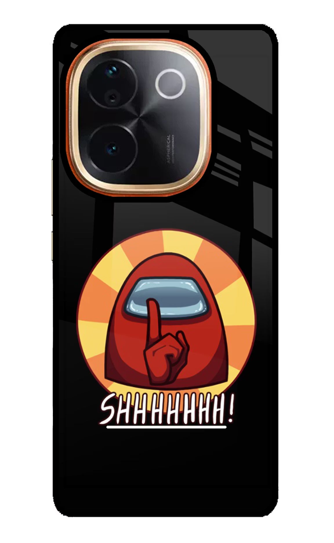 Among Us Shhh! IQOO Z9S Pro 5G Glass Case - Among Us Shhh! IQOO Z9S Pro 5G Glass Case Among Us Shhh! IQOO Z9S Pro 5G Glass Case