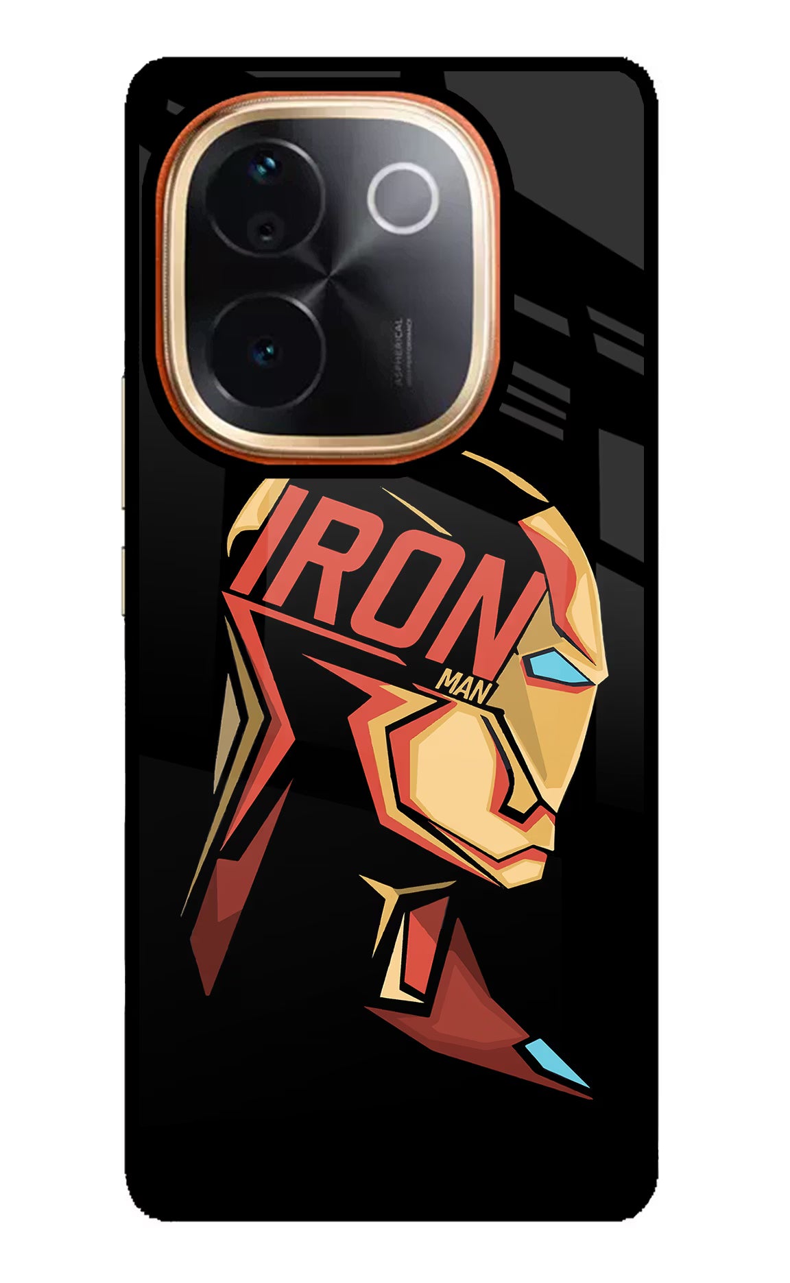 IronMan IQOO Z9S Pro 5G Glass Case Back Cover by Casekaro