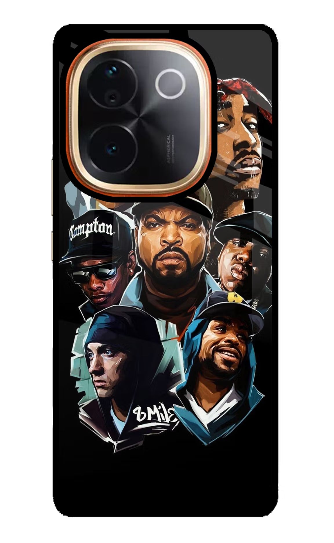 Rappers IQOO Z9S Pro 5G Glass Case Back Cover by Casekaro