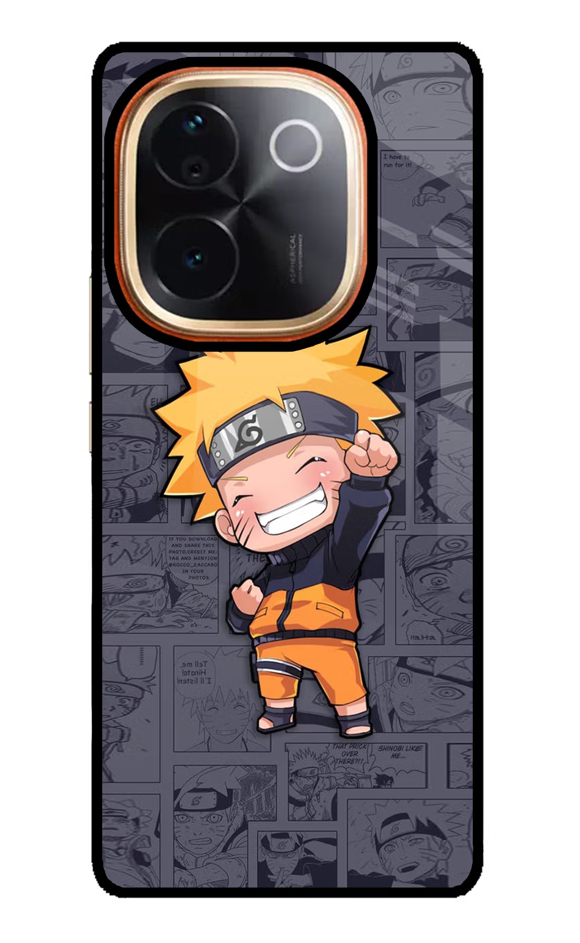 Chota Naruto IQOO Z9S Pro 5G Glass Case - Chota Naruto IQOO Z9S Pro 5G Glass Case Chota Naruto IQOO Z9S Pro 5G Glass Case