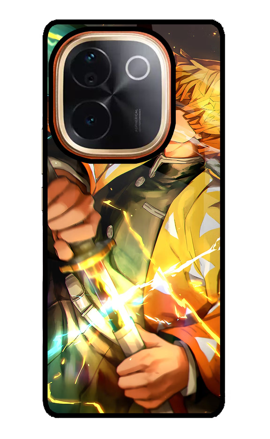 Demon Slayer IQOO Z9S Pro 5G Glass Case - Demon Slayer IQOO Z9S Pro 5G Glass Case Demon Slayer IQOO Z9S Pro 5G Glass Case