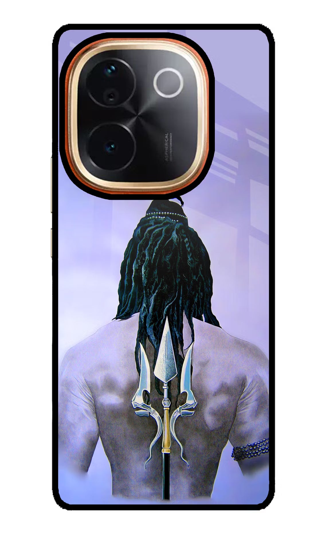 Shiva IQOO Z9S Pro 5G Glass Case Back Cover by Casekaro