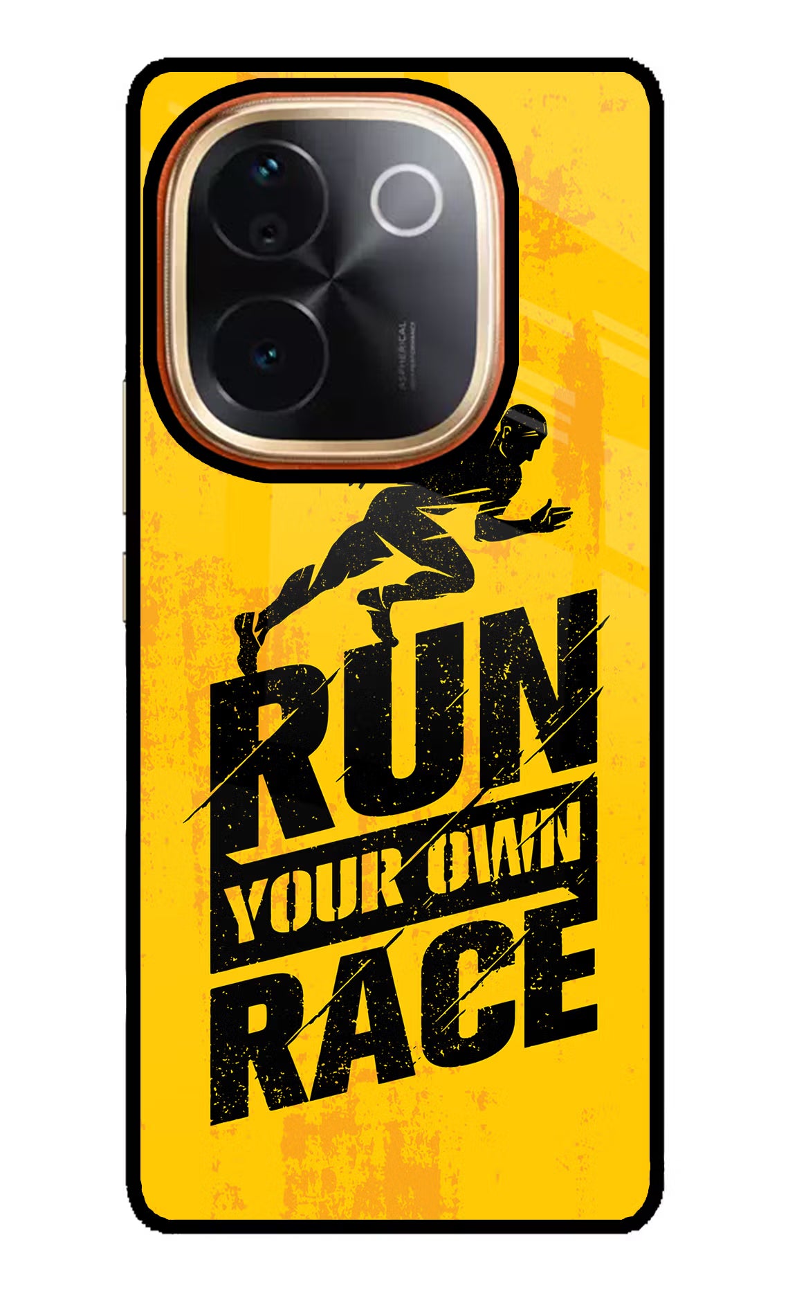 Run Your Own Race IQOO Z9S Pro 5G Glass Case - Run Your Own Race IQOO Z9S Pro 5G Glass Case Run Your Own Race IQOO Z9S Pro 5G Glass Case