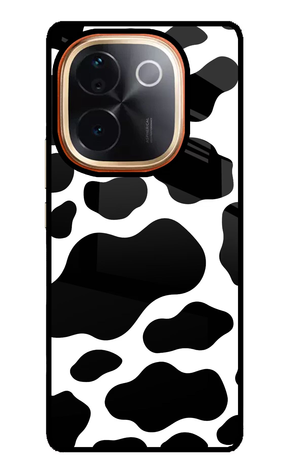 Cow Spots IQOO Z9S Pro 5G Glass Case Back Cover by Casekaro