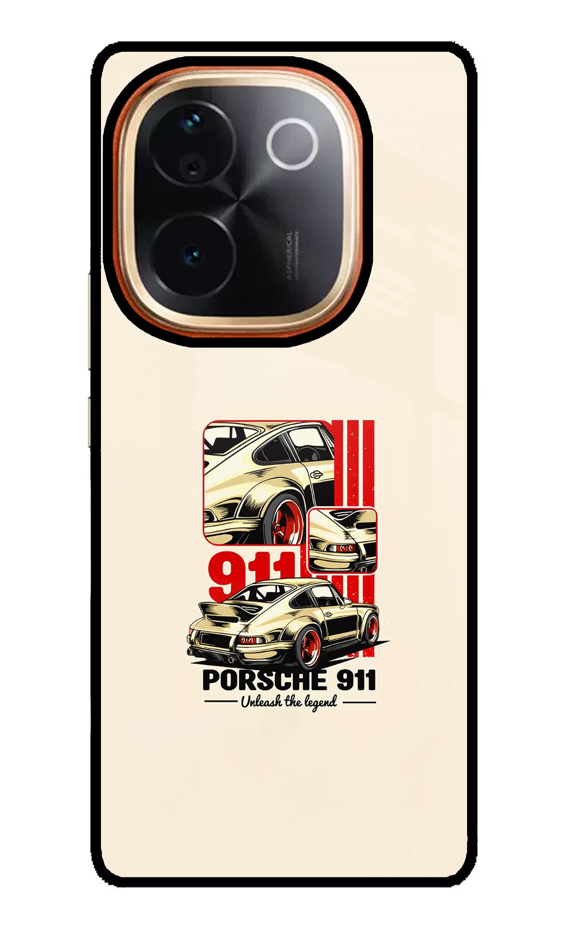 Classic Porsche 911 IQOO Z9S Pro 5G Glass Case - Classic Porsche 911 IQOO Z9S Pro 5G Glass Case Classic Porsche 911 IQOO Z9S Pro 5G Glass Case