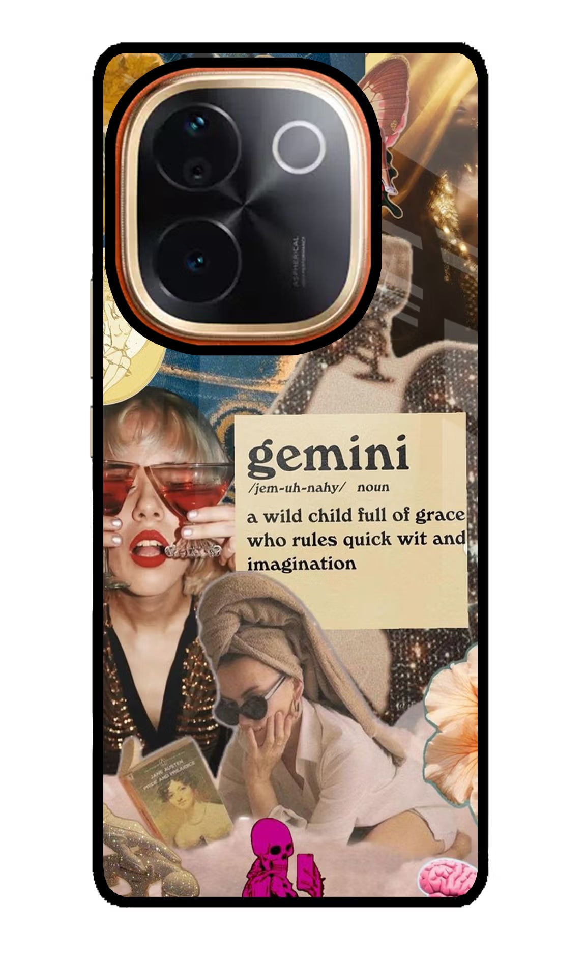Gemini Zodiac IQOO Z9S Pro 5G Glass Case - Gemini Zodiac IQOO Z9S Pro 5G Glass Case Gemini Zodiac IQOO Z9S Pro 5G Glass Case